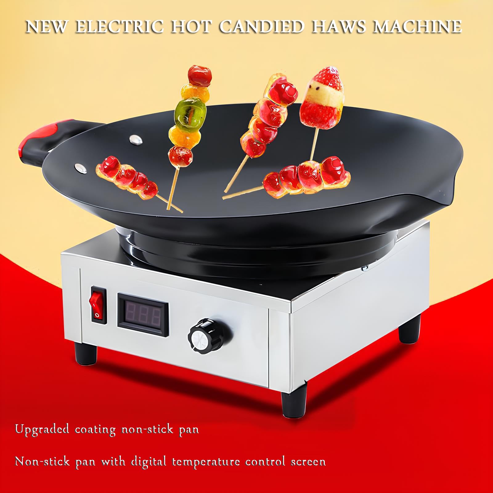 Electric Melting Chocolate Pot - Non-Stick Adjustable Temperature Chocolate Warmer for Candy Making, Fondue, Caramel, Cheese & Butter - Perfect for Home Baking, Dessert Parties & DIY Treats