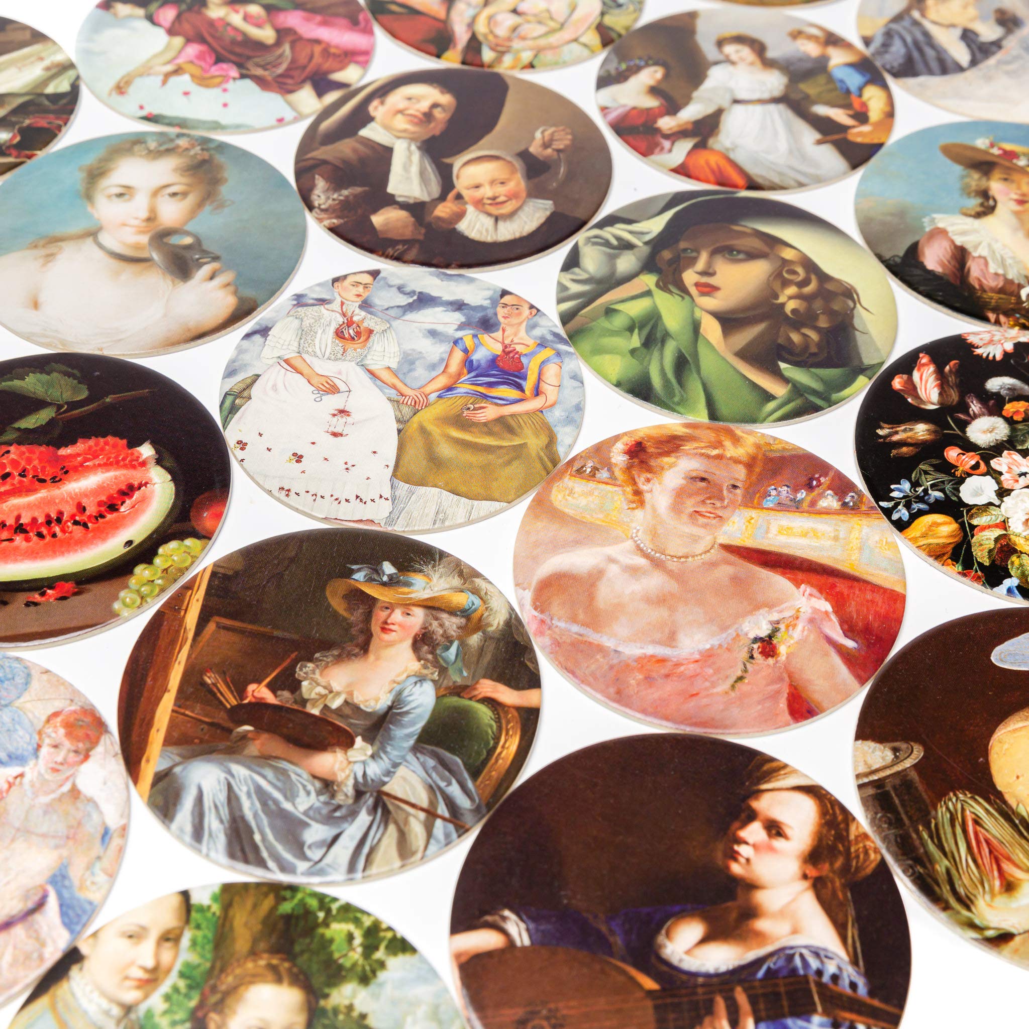 Women in Art Memory Matching Game - 20 Educational Tiles for Kids & Adults | Fun Learning Activity for Classroom, Family Game Night & Art Appreciation