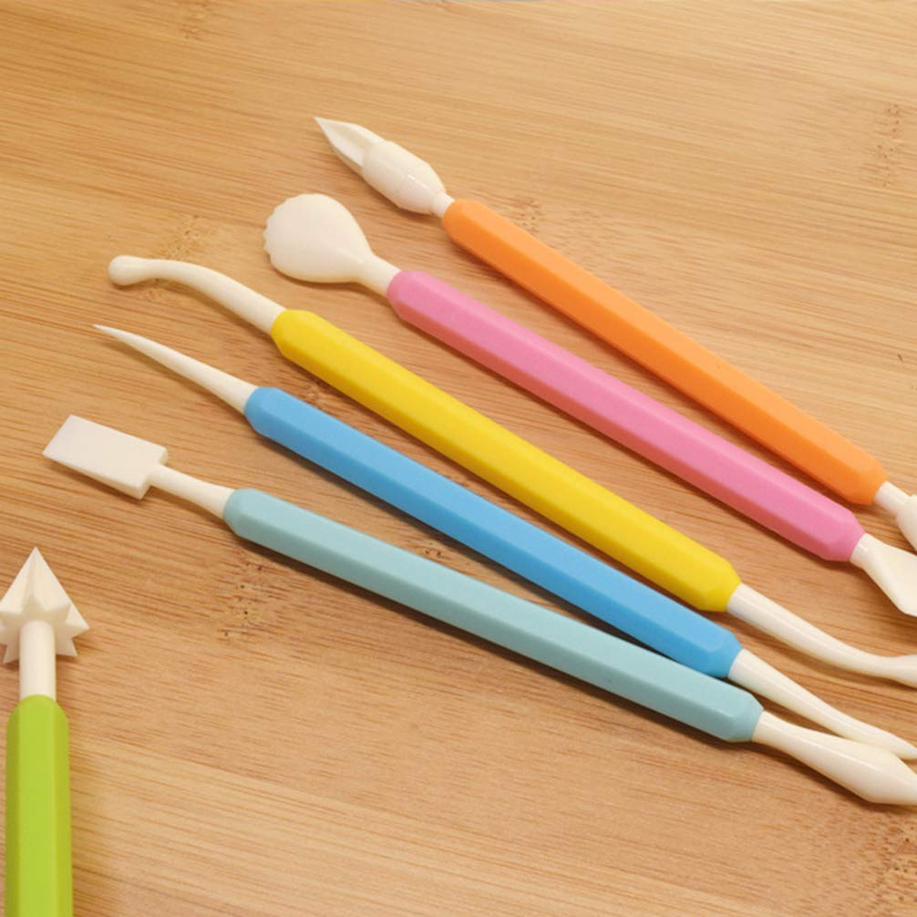 **Hemoton 9-Piece Cake Decorating Tools Kit - Fondant Tools, Cake Carving Pen, Gum Paste Equipment & Fudge Scraper for Professional Baking, Cake Modeling & DIY Dessert Decorations**    *(Perfect for Birthday Cakes, Wedding Desserts, Cupcake Decorating & Home Baking Projects)*