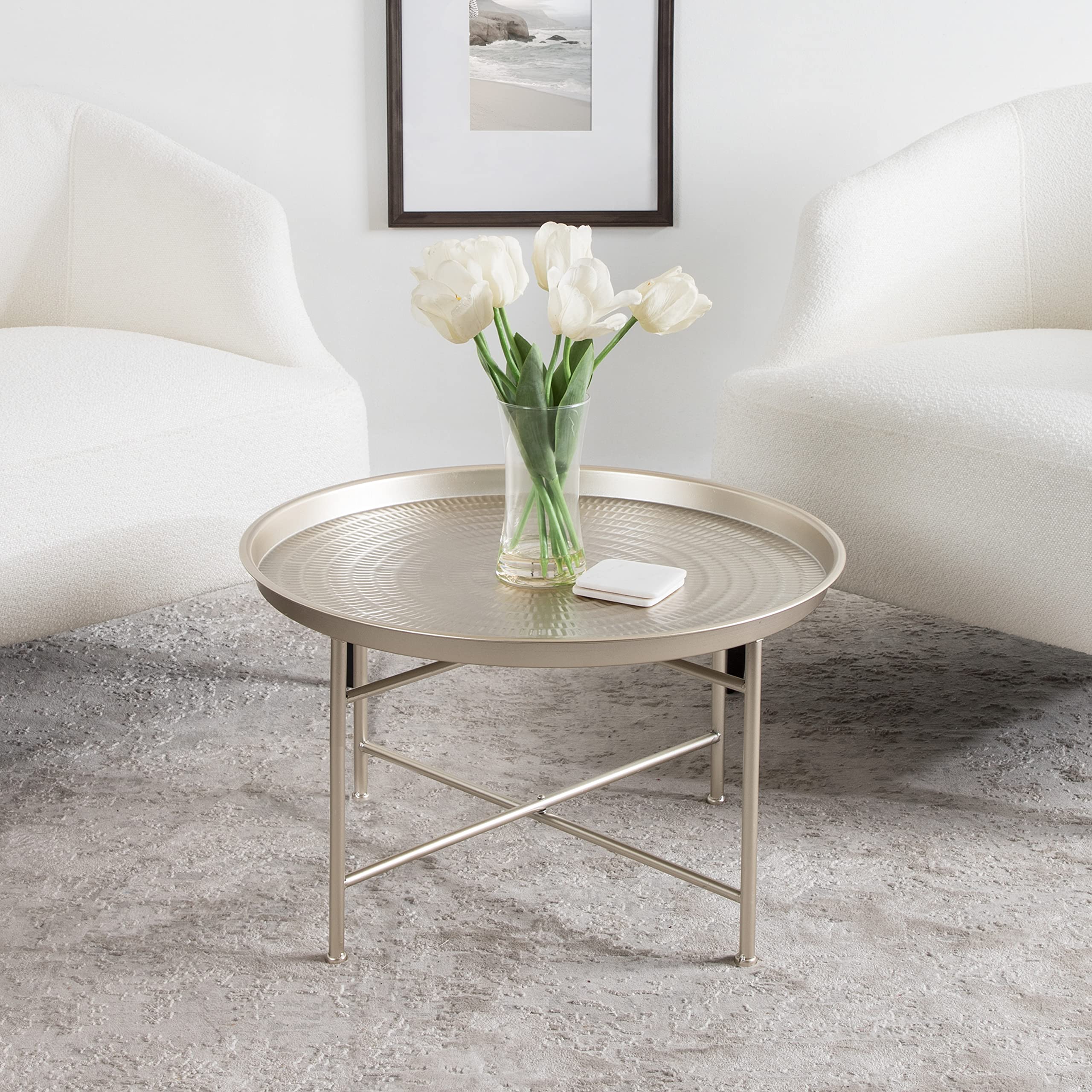 Kate and Laurel Mahdavi Modern Coffee Table - 26