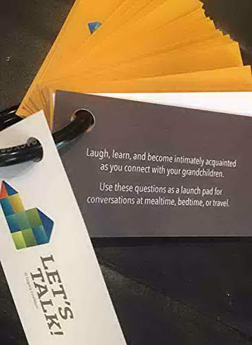 Let's Talk Conversation Starter Cards - Fun Icebreaker Questions for Family, Friends & Couples - Perfect for Parties, Road Trips & Date Nights