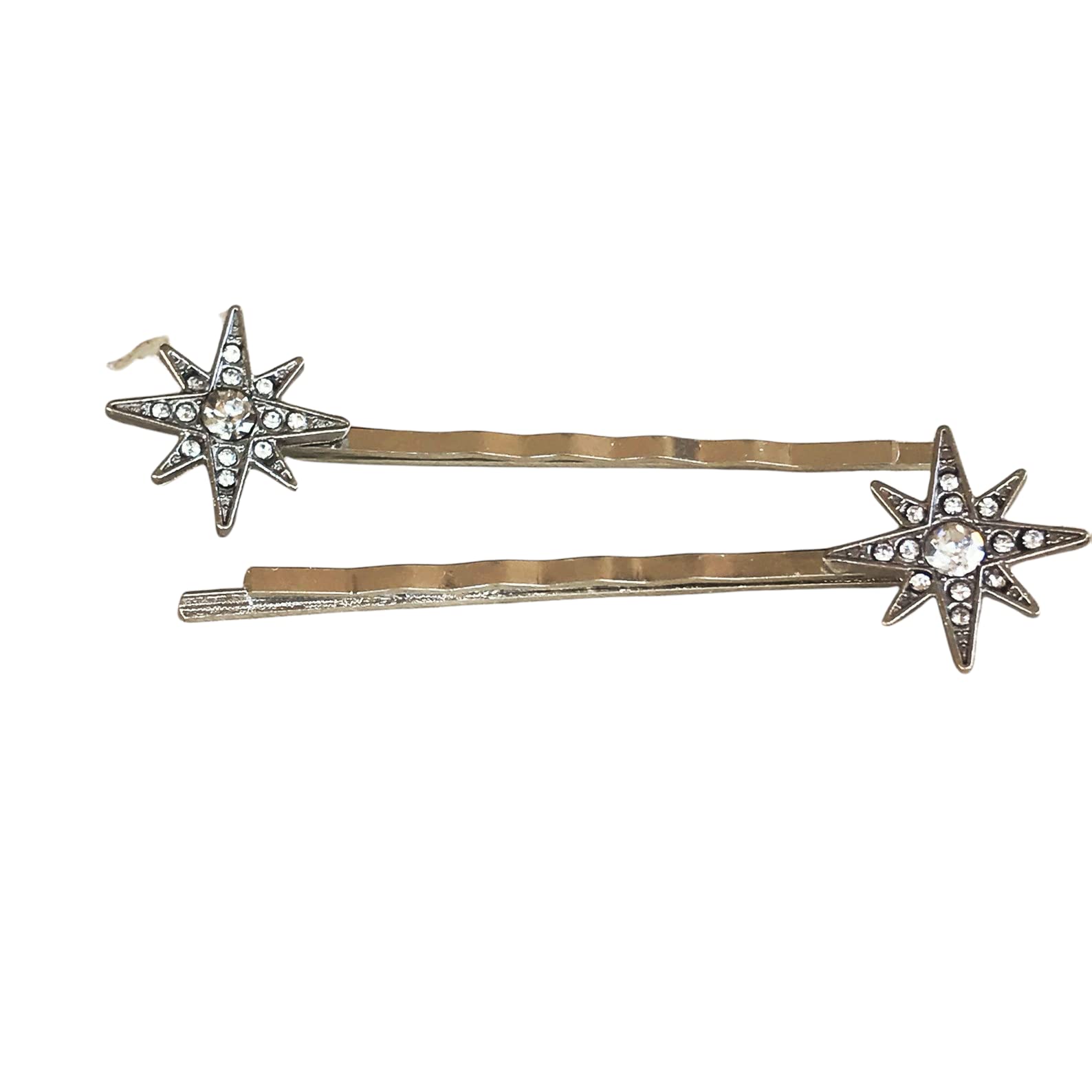 Snowflake Hair Pins for Women - Christmas Winter Hair Clips with North Star Design, Festive Bobby Pins & Barrettes for Holiday Parties & Special Occasions