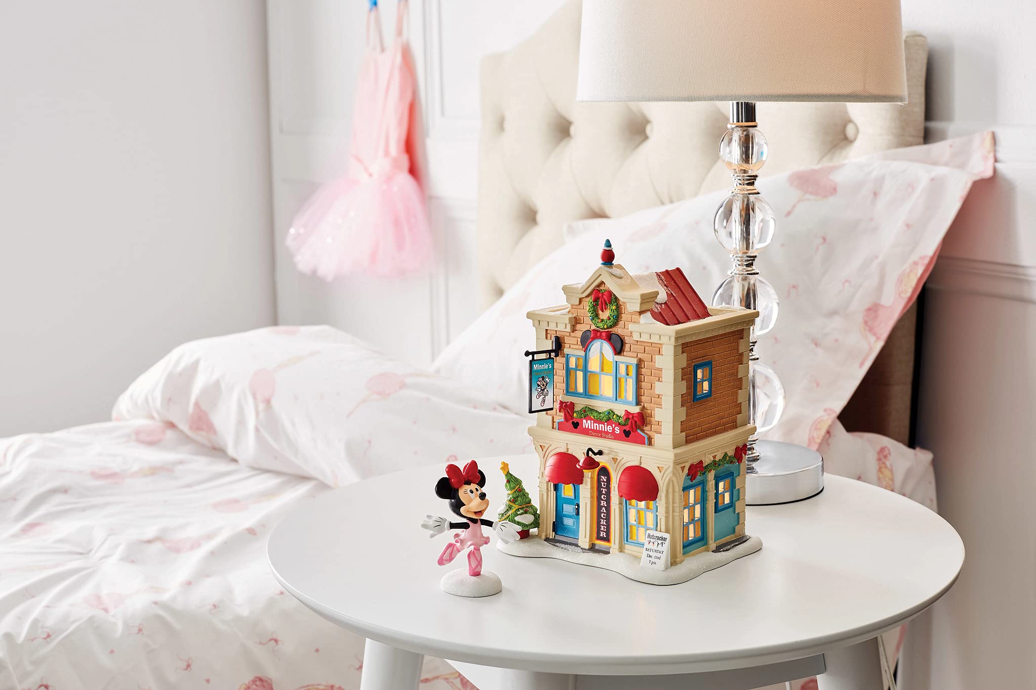 Department 56 Disney Village Minnie Mouse Dance Academy 7.83