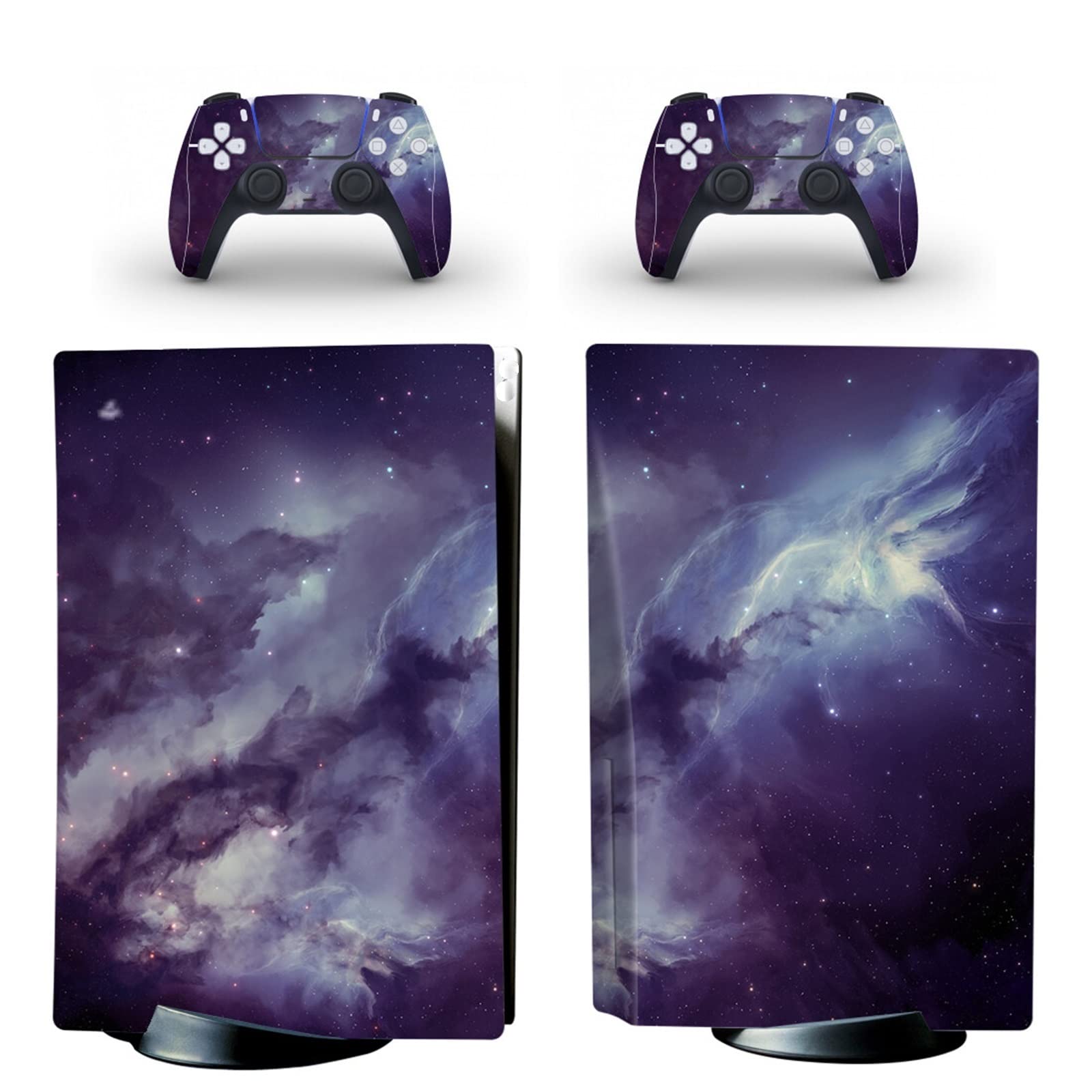 FXCON Anime Vinyl Skin Wrap for PS5 Disk Edition Console & 2 Controllers - Bubble-Free, Durable, Scratch-Resistant (30847) - Perfect for Gaming Setups & Anime-Themed Rooms