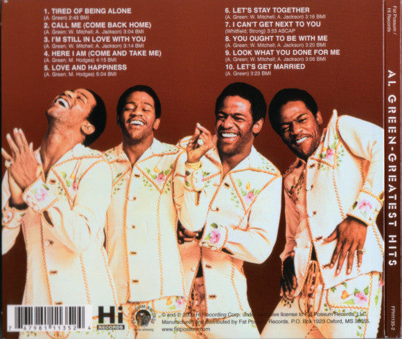 Al Green Greatest Hits CD - Compilation, Reissue (NM or M) - Perfect for Soul Music Lovers & Vinyl Collectors