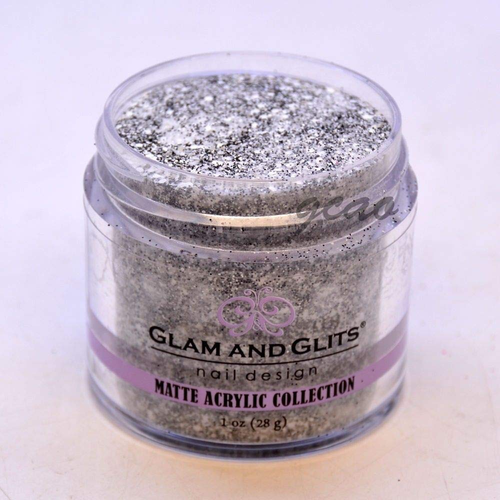 Glam Glits Acrylic Powder 1 oz Marshmallow Toast MAT604 - Professional Nail Art Supplies for Salon & Home Manicure