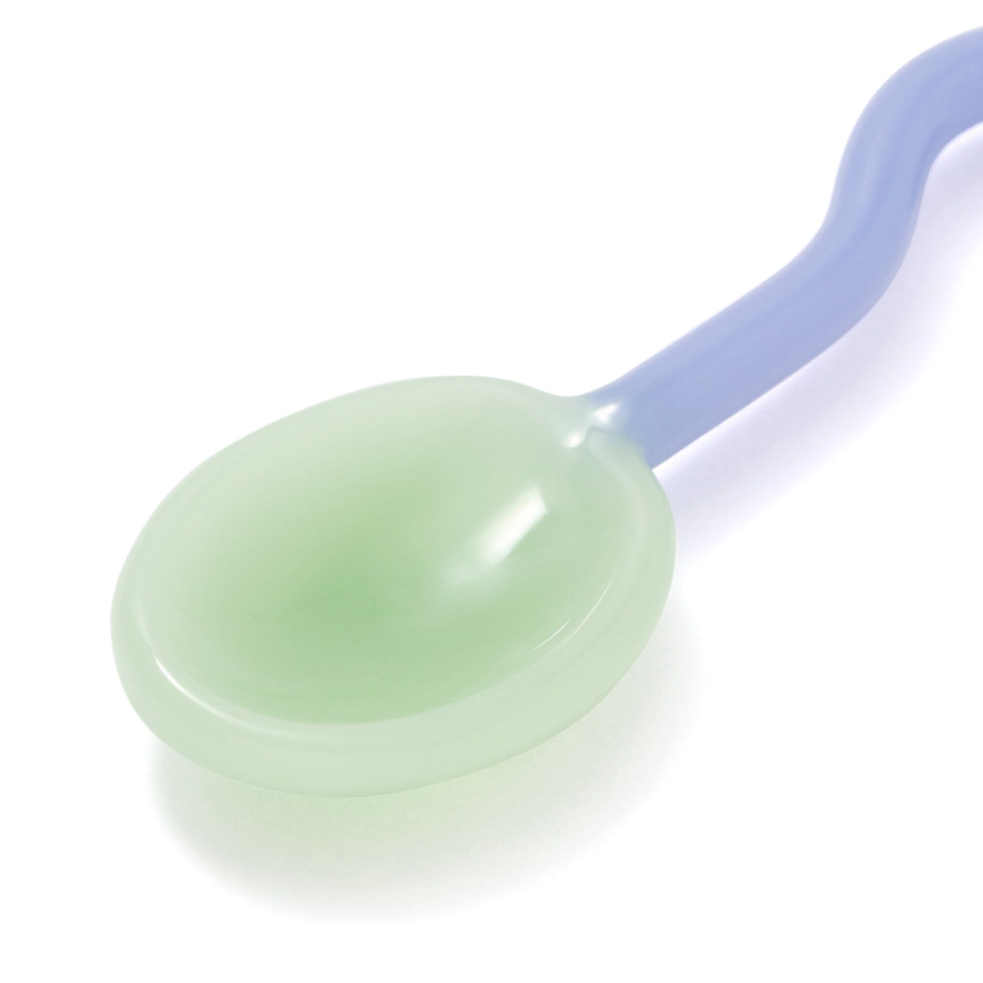 Premium Glass Cocktail Muddler - Green & Blue Bar Spoon for Mixing Drinks - Perfect for Mojitos, Old Fashioned & Home Bartending