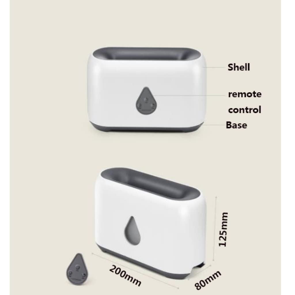Grafken 200mL Ultrasonic Aromatherapy Diffuser & Humidifier with Remote Control, 7-Color LED Night Light, Timer & Auto-Off - Perfect for Bedroom, Yoga Studio & Spa Relaxation (Color: D)