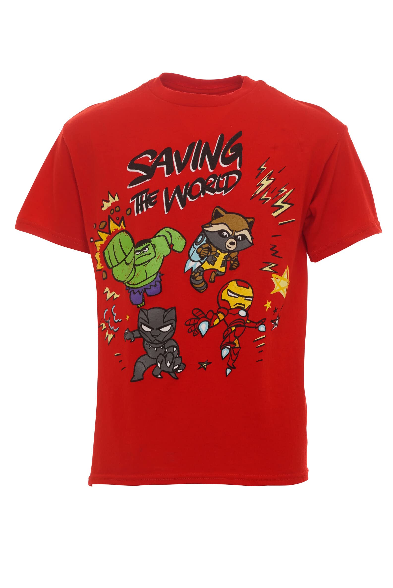 Marvel Avengers Superhero T-Shirt 3-Pack for Kids - Spider-Man, Iron Man, Thor (Toddler to Big Kid Sizes) | Perfect for Birthday Gifts, Cosplay & Superhero Fan Outfits