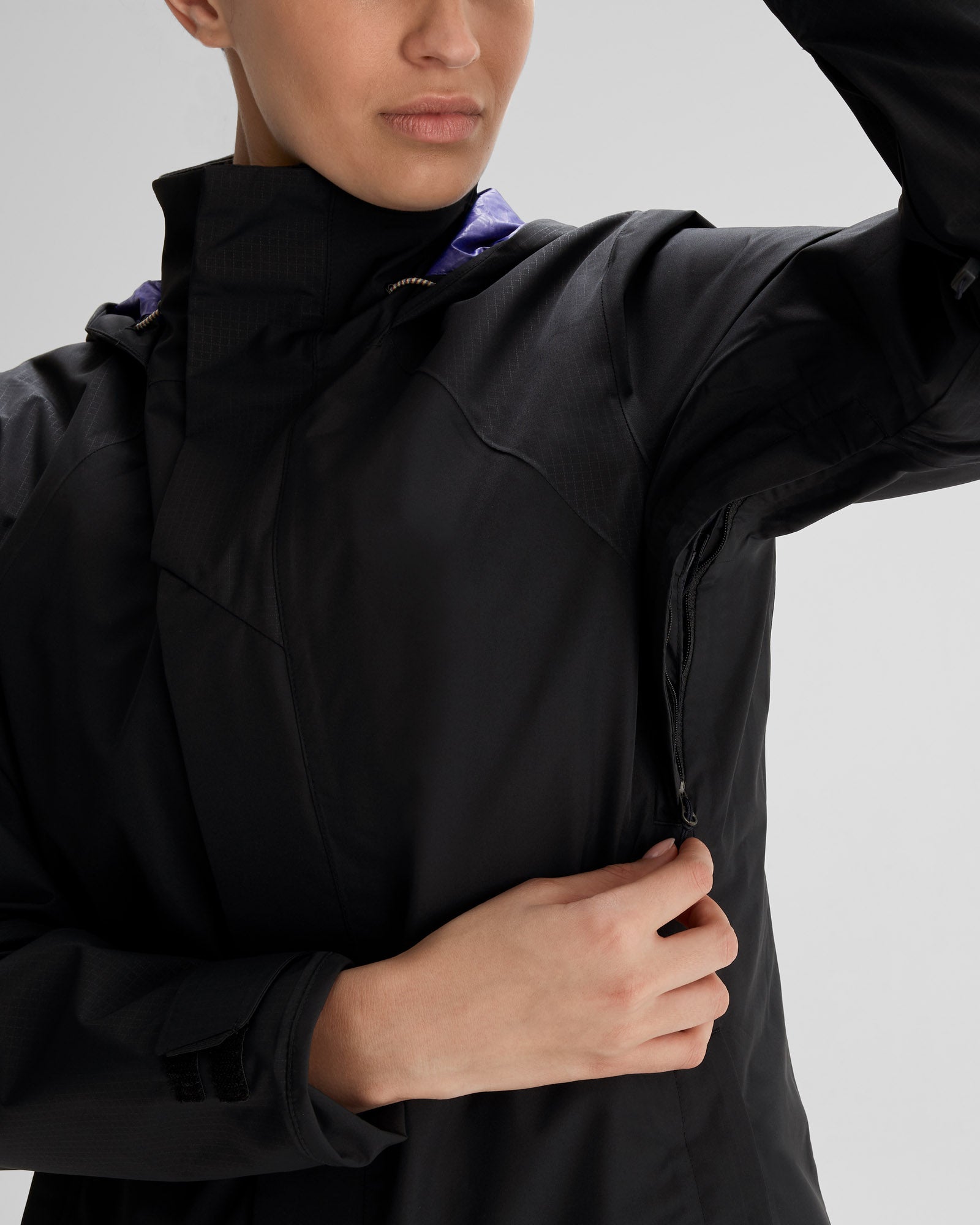 Women's 2L 3-in-1 Waterproof Snow Jacket - PWDR Days Insulated Winter Coat with Hood (Black Stingray/Dark Horizon) for Skiing, Snowboarding & Cold Weather Outdoor Activities