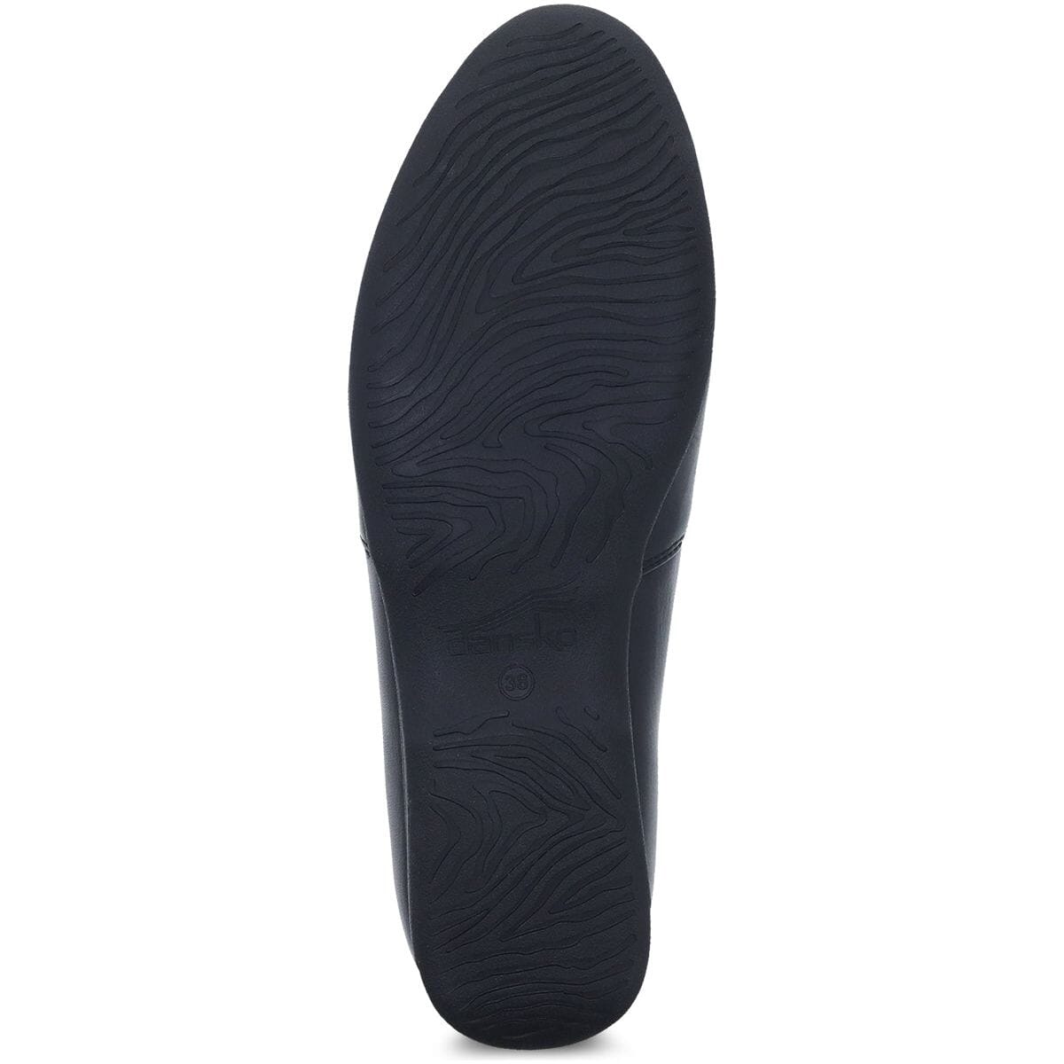 DANSKO LARISA Comfortable Black Wide Width Flat Shoes for Women - Perfect for Work, Nursing, and All-Day Wear