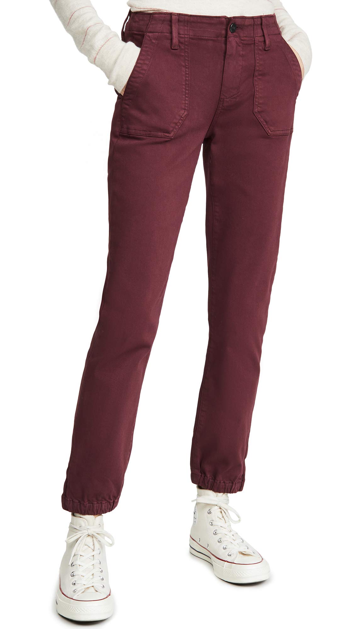 PAIGE Women's Mayslie Jogger Pants - Soft High-Waisted Lounge Pants for Yoga, Running & Casual Wear