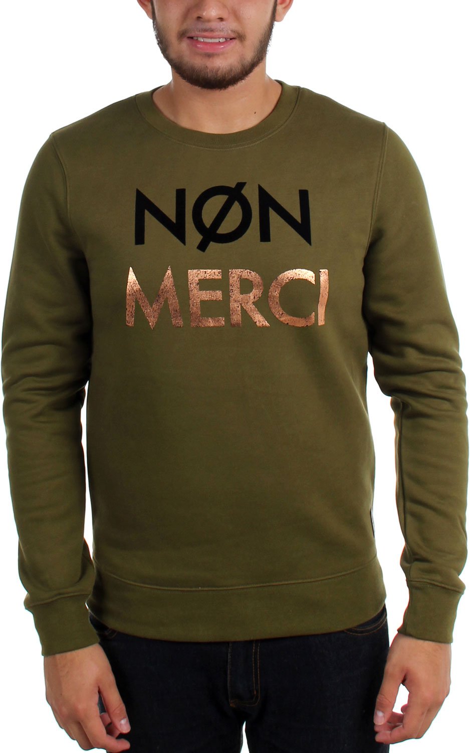 Scotch & Soda Men's Olive Graphic Crewneck Sweater - Medium Size | Stylish Casual Pullover for Fall & Winter Outfits