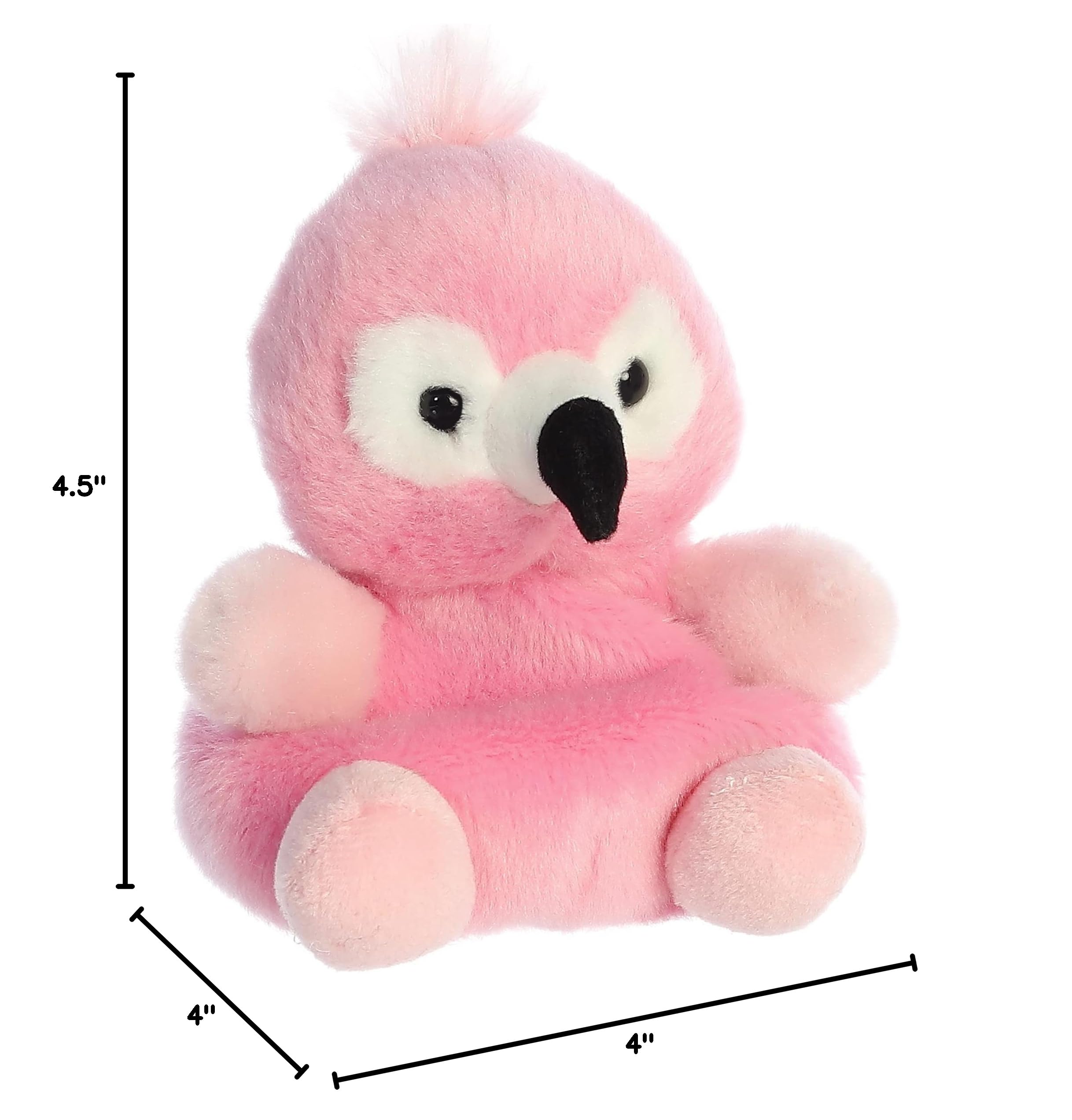 Aurora® Adorable Pinky Flamingo™ Stuffed Animal - 5 Inch Cute Collectible Plush Toy for Kids & Adults | Perfect for Gifts, Travel Companions, and Home Decor