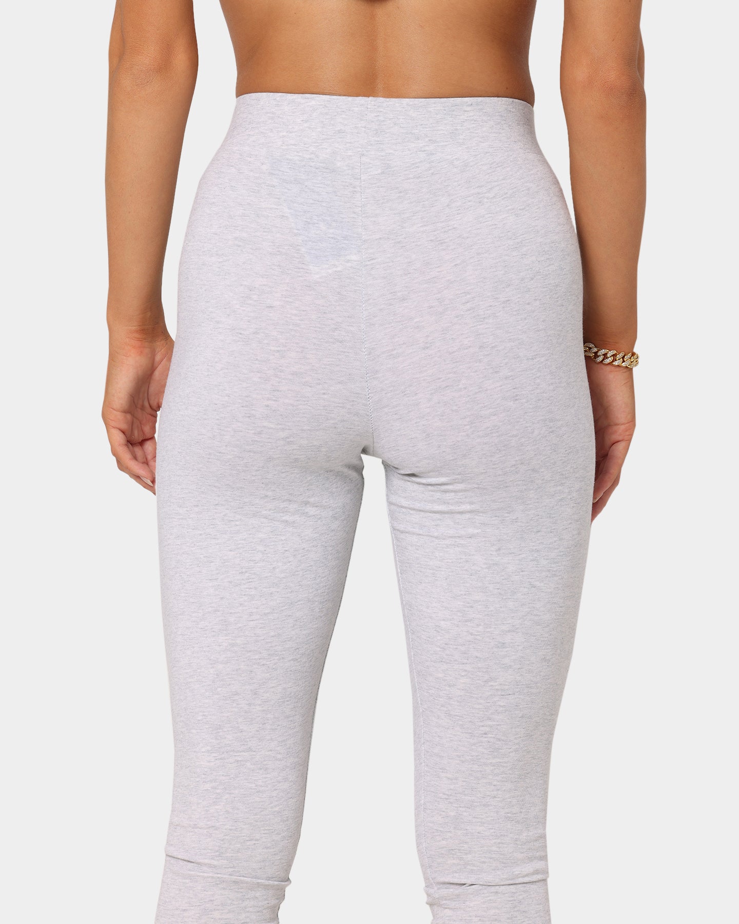 Adidas Women's Logo Play Leggings - Light Marle Color Yoga Pants for Workout, Running & Gym - High Waisted Comfortable Athletic Leggings
