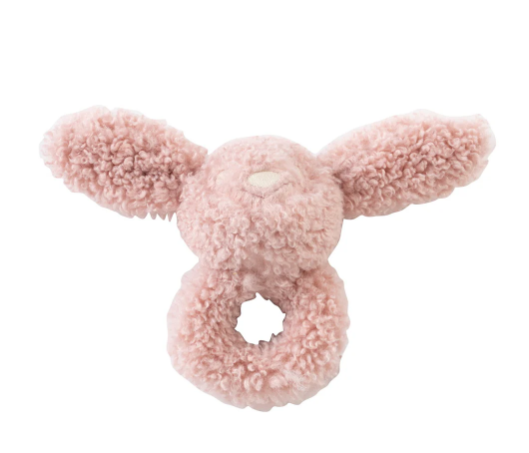 KIPP Furry Friends Baby Rattle Toy - Soft Plush Animal Teether for Infants & Toddlers - Cute Developmental Sensory Toy for Newborns, Perfect for Playtime, Baby Showers & Nursery Decor