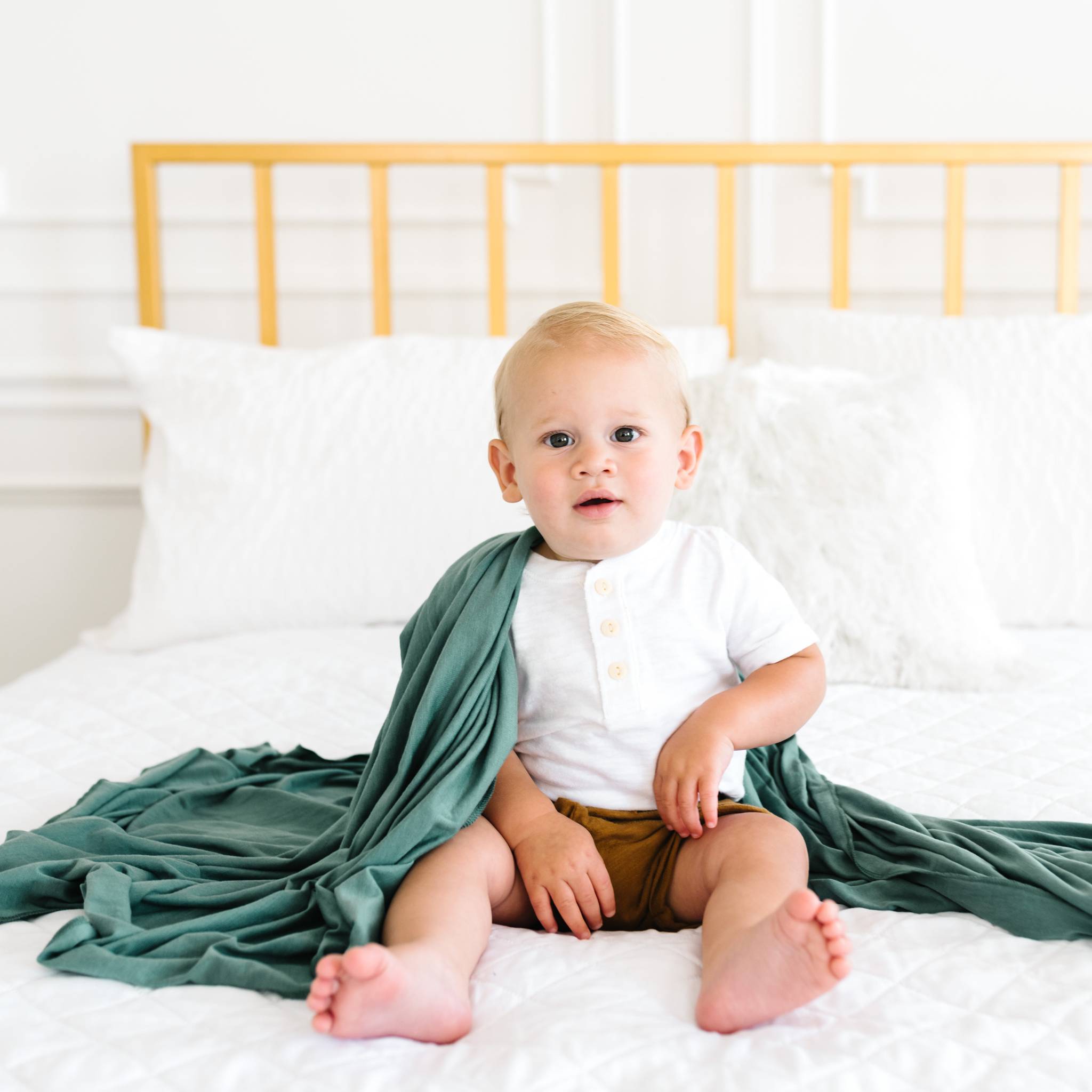 Soft & Breathable Knit Swaddle Blanket for Babies - Perfect for Newborns, Infant Sleep & Swaddling - Cozy Nursery Essential for Bedtime, Naptime & On-the-Go (Journey Collection)