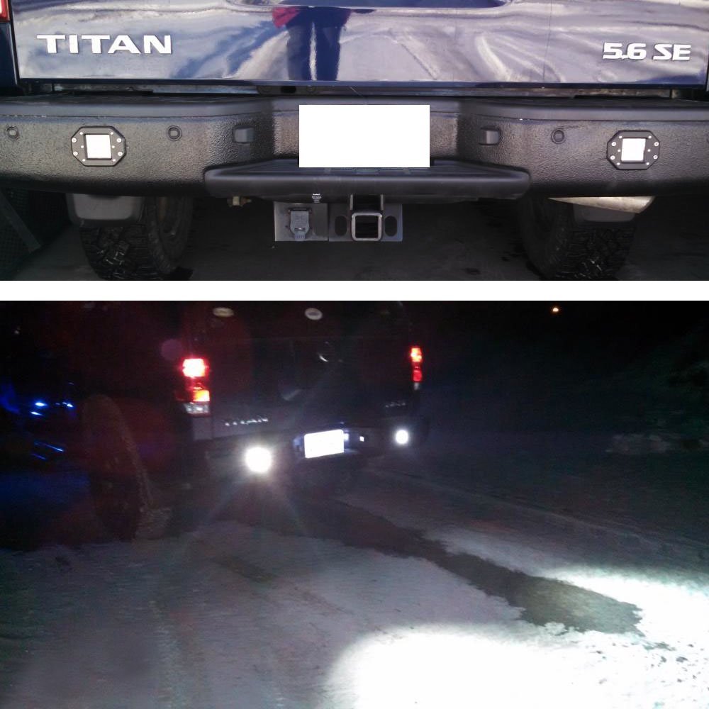 2 Pack 24W CREE LED Cube Pod Lights - Waterproof Off-Road Lighting for Trucks, Jeeps, ATVs - Perfect for Night Driving, Camping & Outdoor Adventures