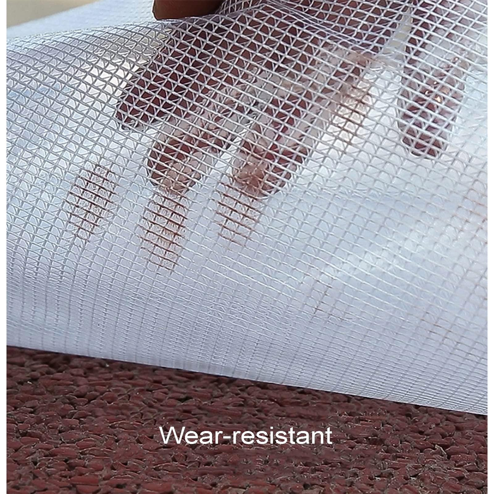 Heavy Duty Clear Vinyl Tarpaulin with Eyelets - 2x3m/6.5x9.8ft Waterproof Transparent Tarp Cover for Camping, Gardening, Travel, Canopy & Outdoor Protection - Durable Awning for Patio, Boat Cover, Greenhouse & Temporary Shelter