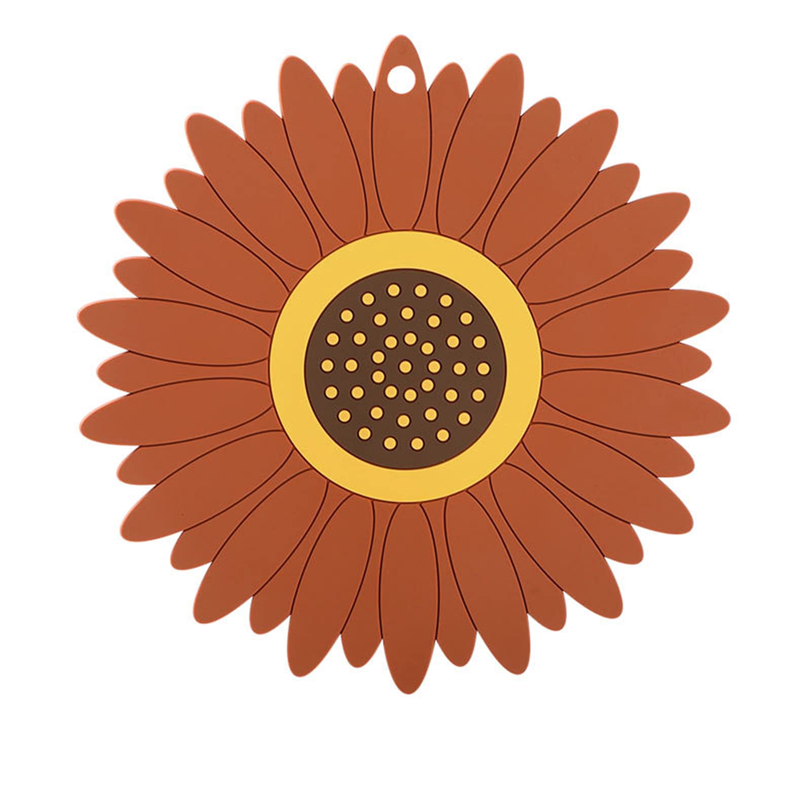 Sunflower Silicone Placemat - Heat Resistant Table Mat, Cup Mat & Bowl Mat for Dining, Kitchen, and Outdoor Picnics