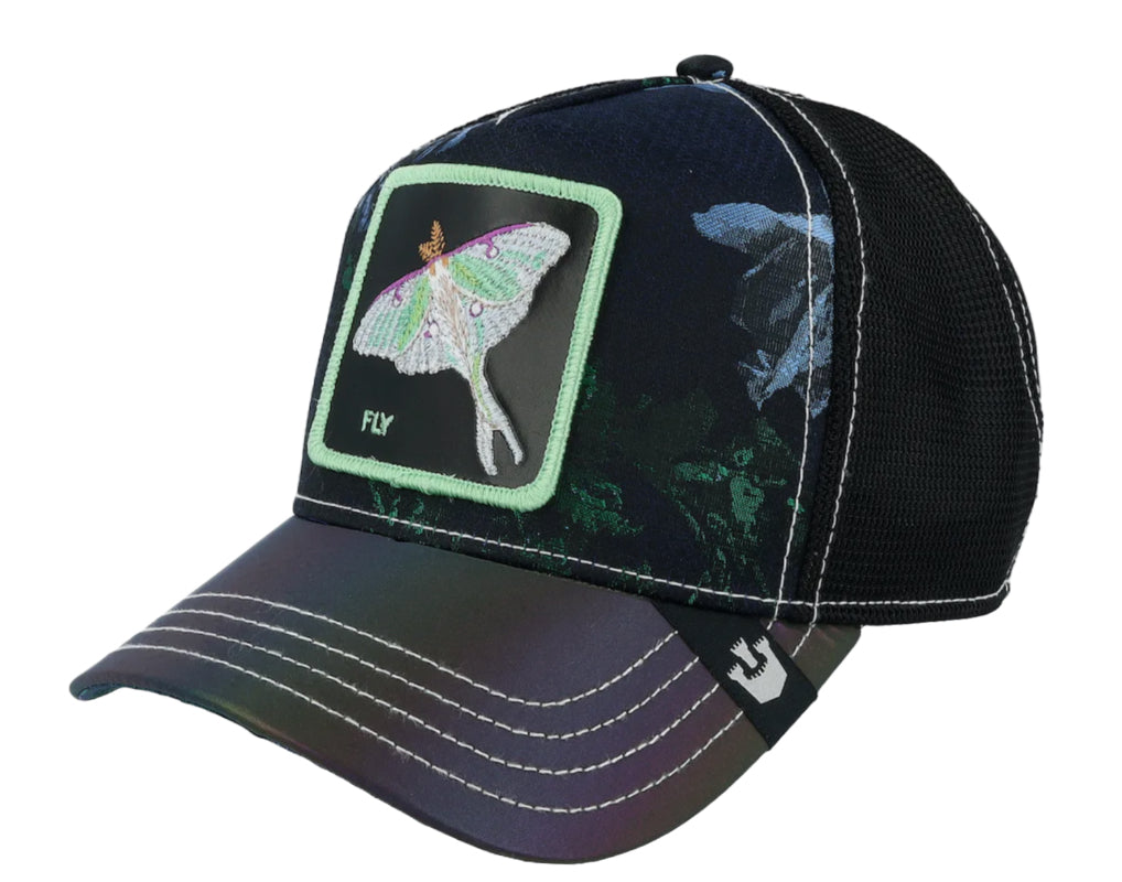 Goorin 'Moon Songs' Black Trucker Style Baseball Cap - Stylish & Comfortable Hat for Outdoor Activities, Concerts & Casual Wear