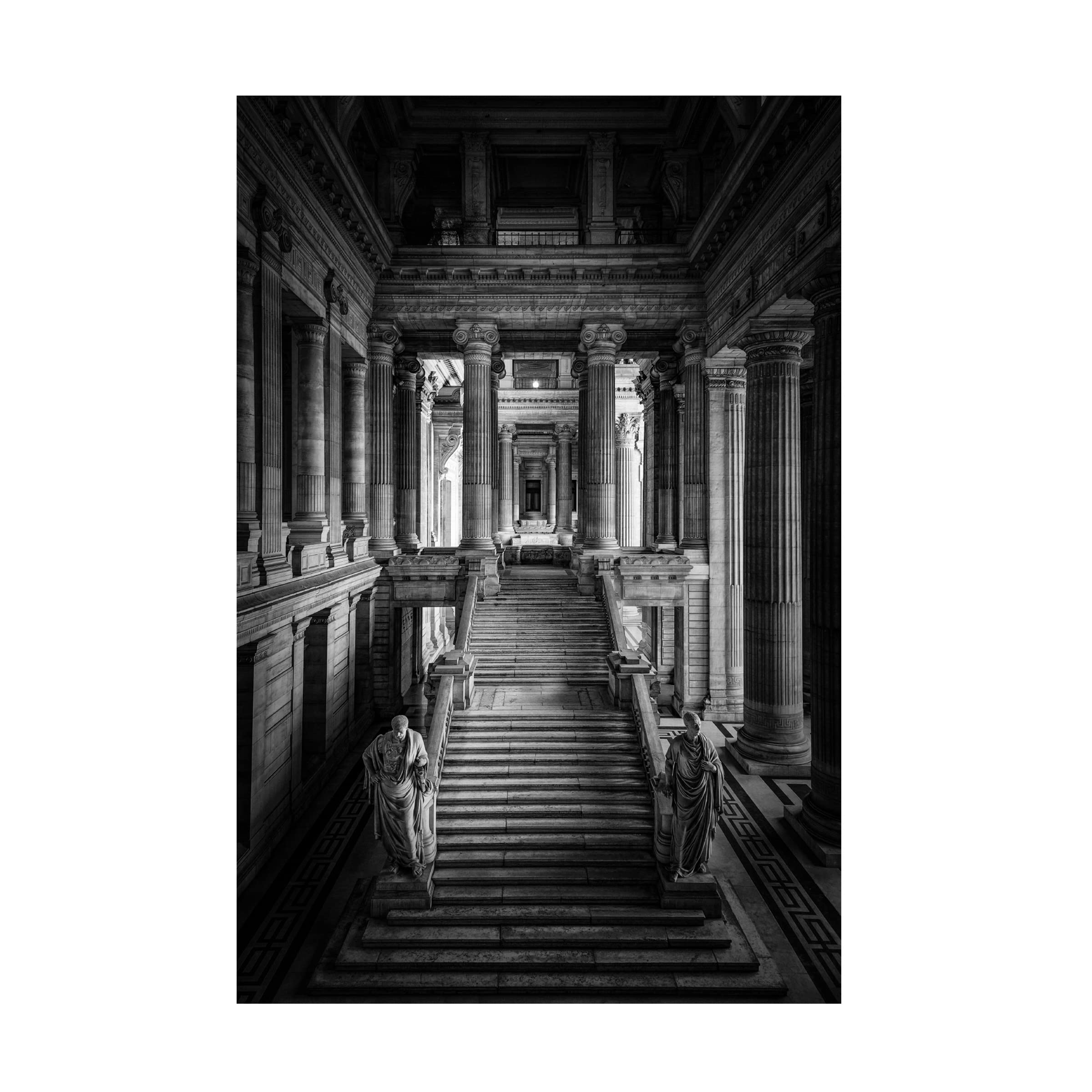 Peter Pfeiffer 'Striking Stairway' Canvas Wall Art Print - Modern Home Decor for Living Room, Bedroom & Office | Trademark Fine Art Collection
