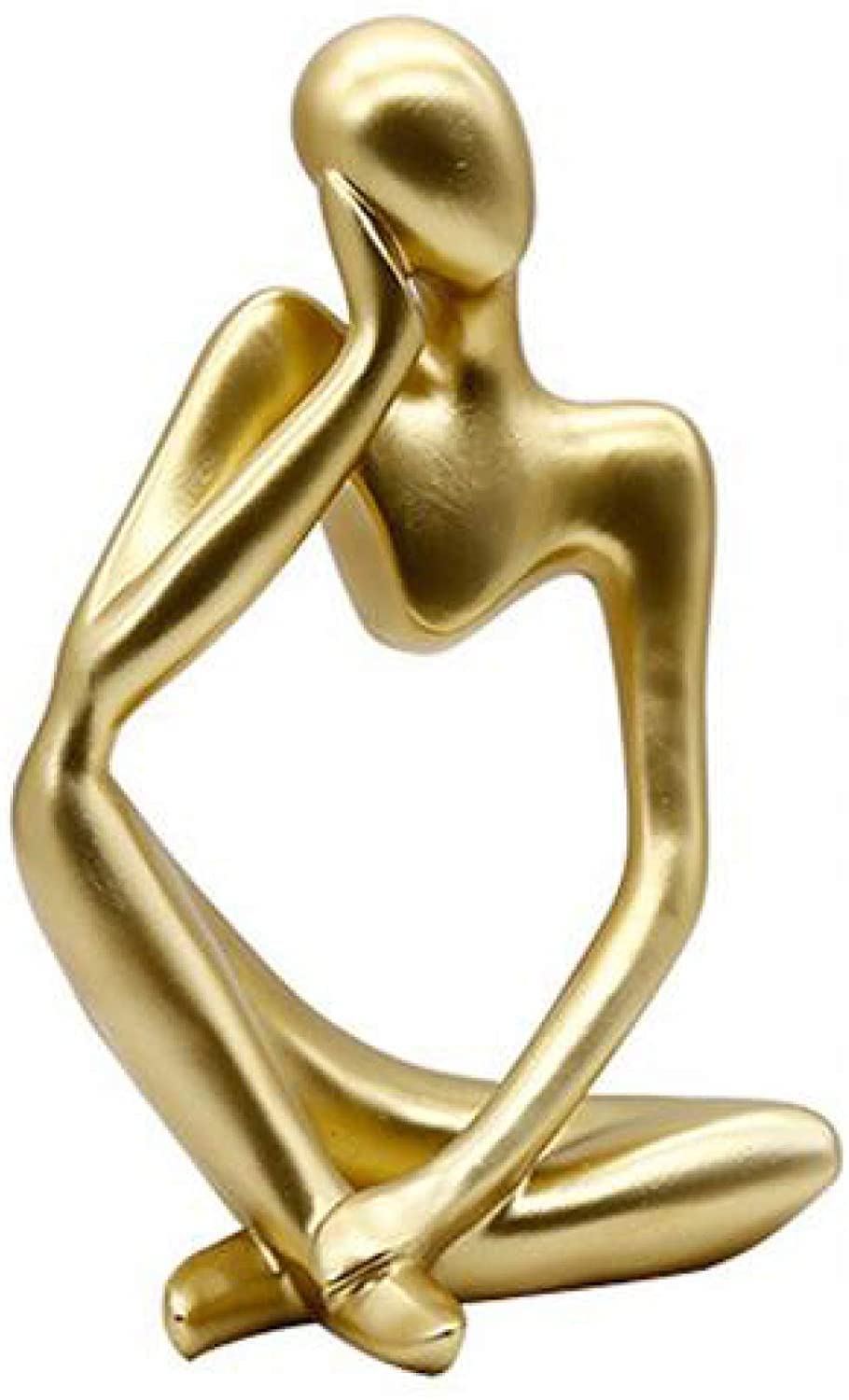Abstract Thinker Sculpture - Sandstone Figurine for Home Decor, Creative Room Accessories & Unique Gift Ideas | Perfect for Living Room, Office & Bookshelf Decorations