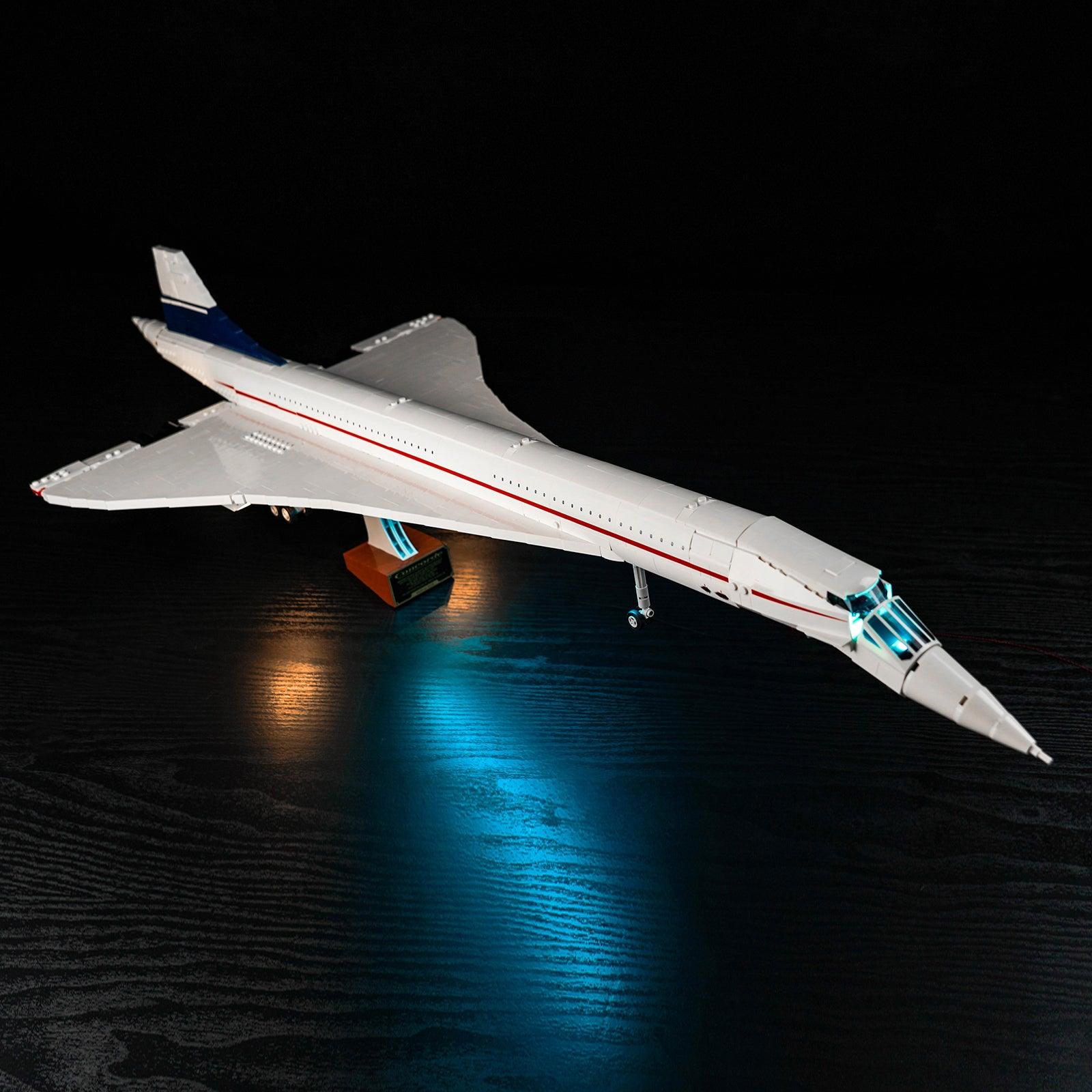 LED Lights Kit for Lego Concorde Icons 10318 - Enhance Your Model with Realistic Lighting Effects | Perfect for Display & Nighttime Play