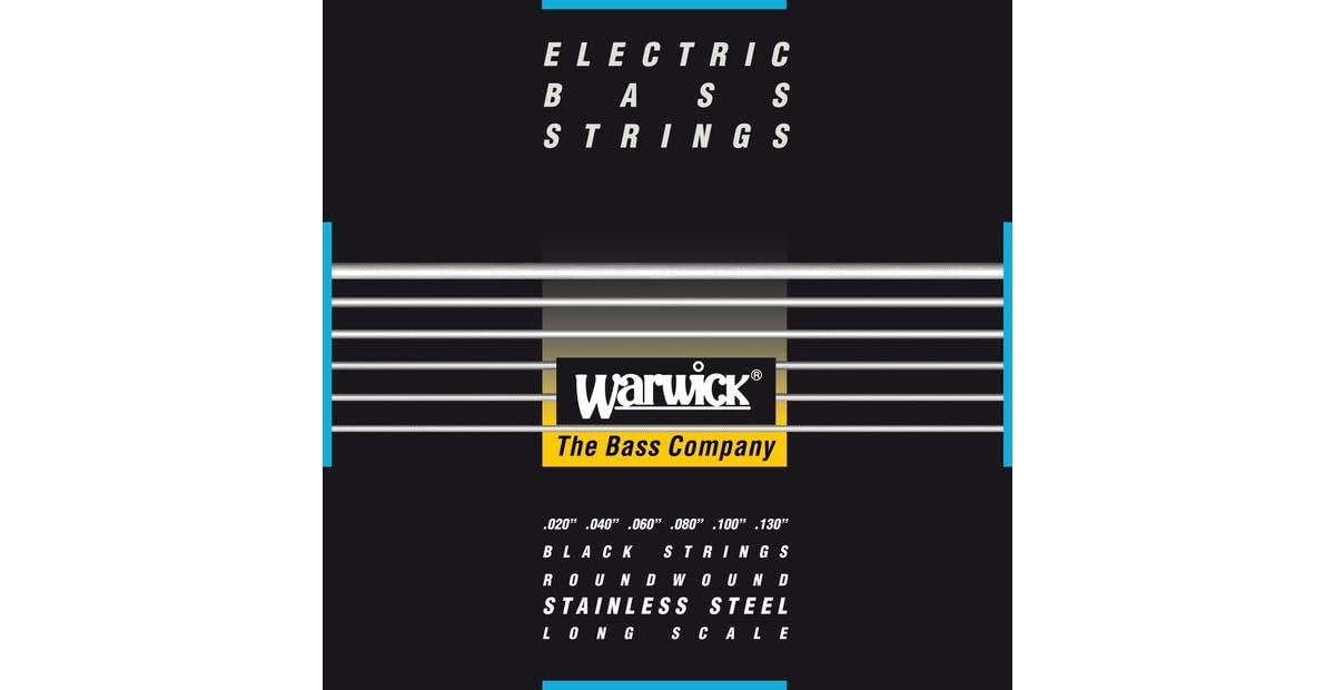 Warwick Black Label 6-String ML Nickel Bass Guitar Strings - Premium Sound for Rock, Jazz & Studio Recording