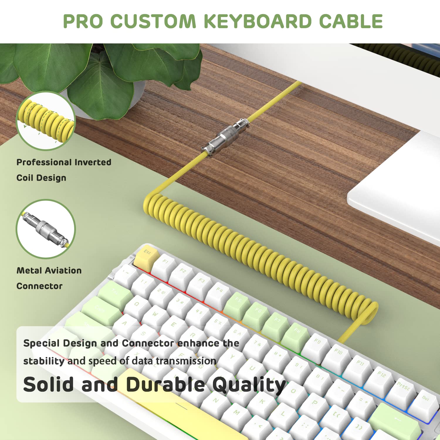 AJAZZ AK992 Hot Swappable Mechanical Gaming Keyboard with 18 RGB Backlight, Wired/Wireless 2.4GHz & Bluetooth 5.0, USB-C Cable, PBT Keycaps, Media Control - Red Switch for PC Windows Mac (Ideal for Gaming, Office Work & Typing)