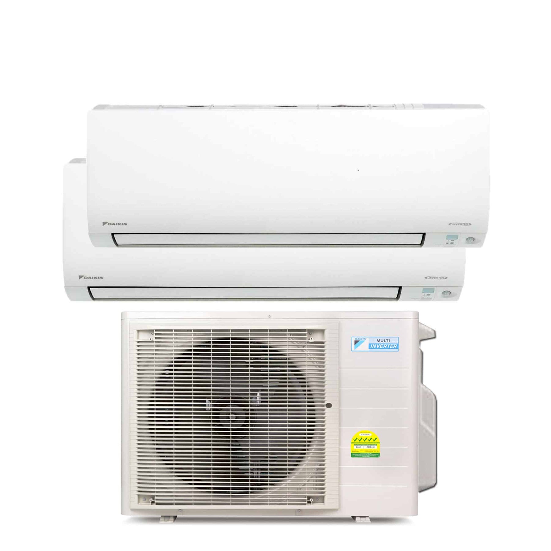 iSmileEco Ductless Mini Split AC System - 12K & 18K BTU with Free Installation - Energy Efficient Inverter Cooling & Heating for Home, Office, or Garage