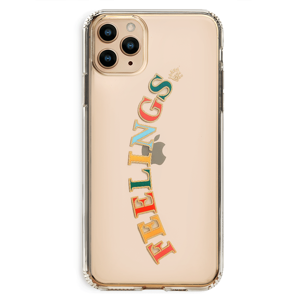 Feelings Clear iPhone Case - Ultra Slim Protective Cover for iPhone [Model] - Shatterproof & Scratch-Resistant - Perfect for Everyday Use, Travel, and Work