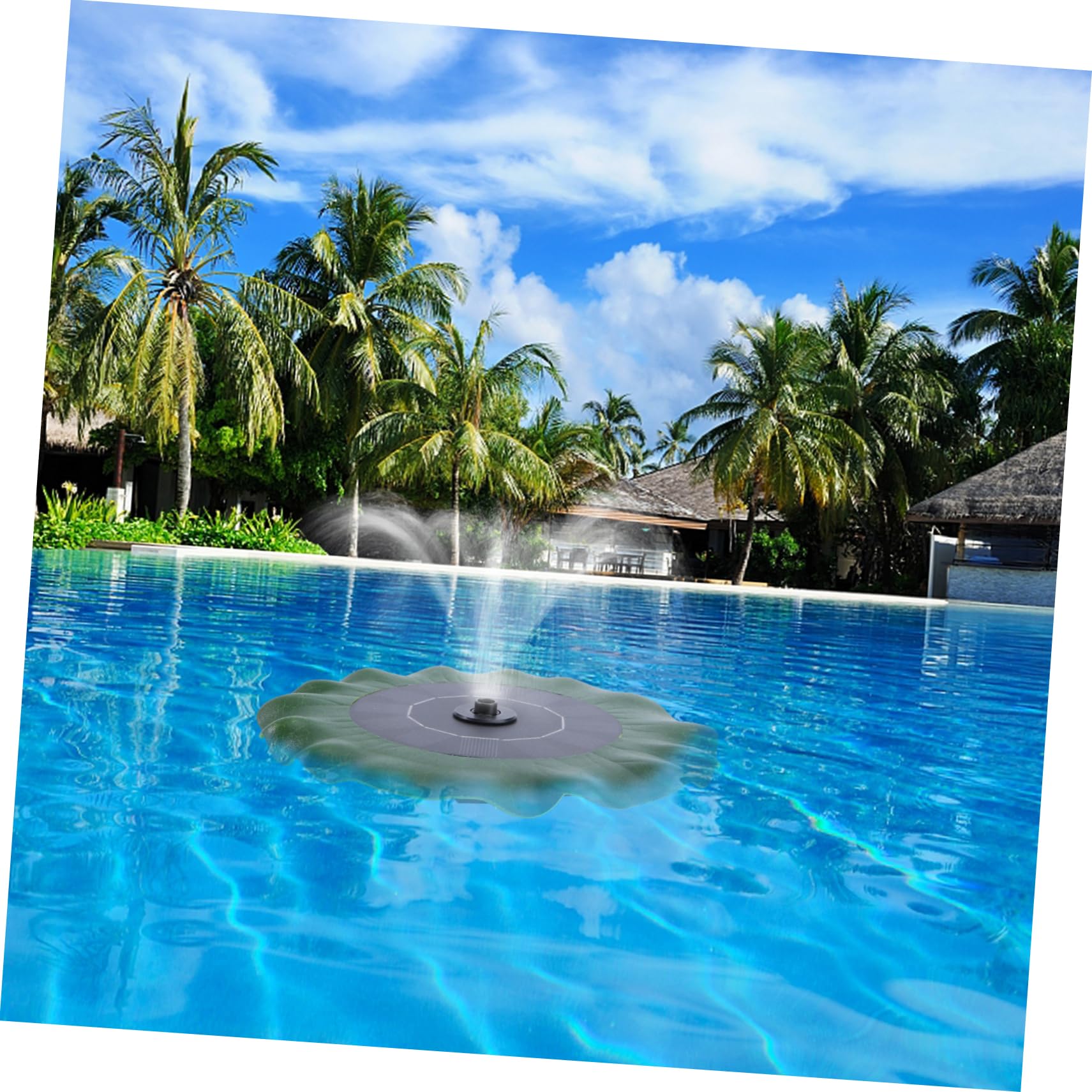 DOITOOL Solar Powered Bird Bath Fountain with Heater - Floating Solar Fountain Pump for Small Ponds, Garden Water Features & Outdoor Decor - Perfect for Backyard, Patio, and Garden Landscaping