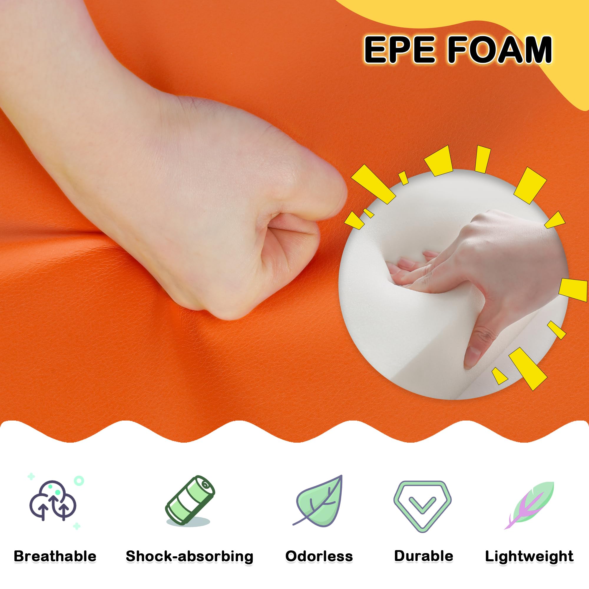 10 Piece Soft Foam Climbing Blocks for Toddlers - Lightweight Baby Climbing Gym Set - Safe Indoor Play Equipment for Crawling, Climbing & Sliding - Perfect for Nursery, Daycare & Home Playrooms