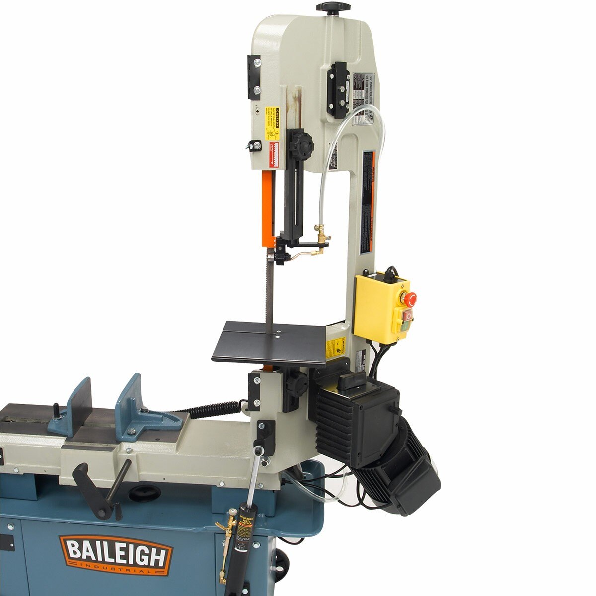 Baileigh Industrial BA9 1001680 BS 712M Metal Cutting Band Saw - Heavy Duty Metalworking Tool for Workshop & Industrial Use