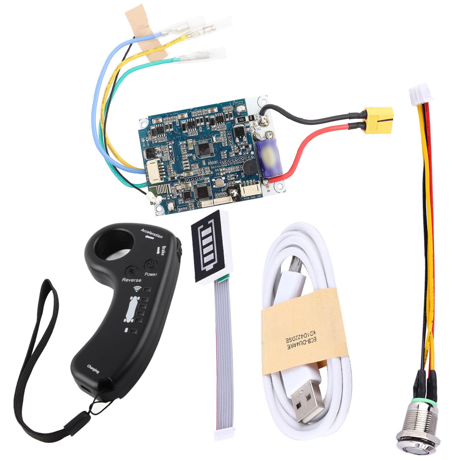 Electric Skateboard Controller ESC Replacement - Mainboard for Electric Longboard Control System | DIY Repair & Upgrade for Boosted, Meepo, Wowgo Boards | Perfect for Commuting & Urban Transportation