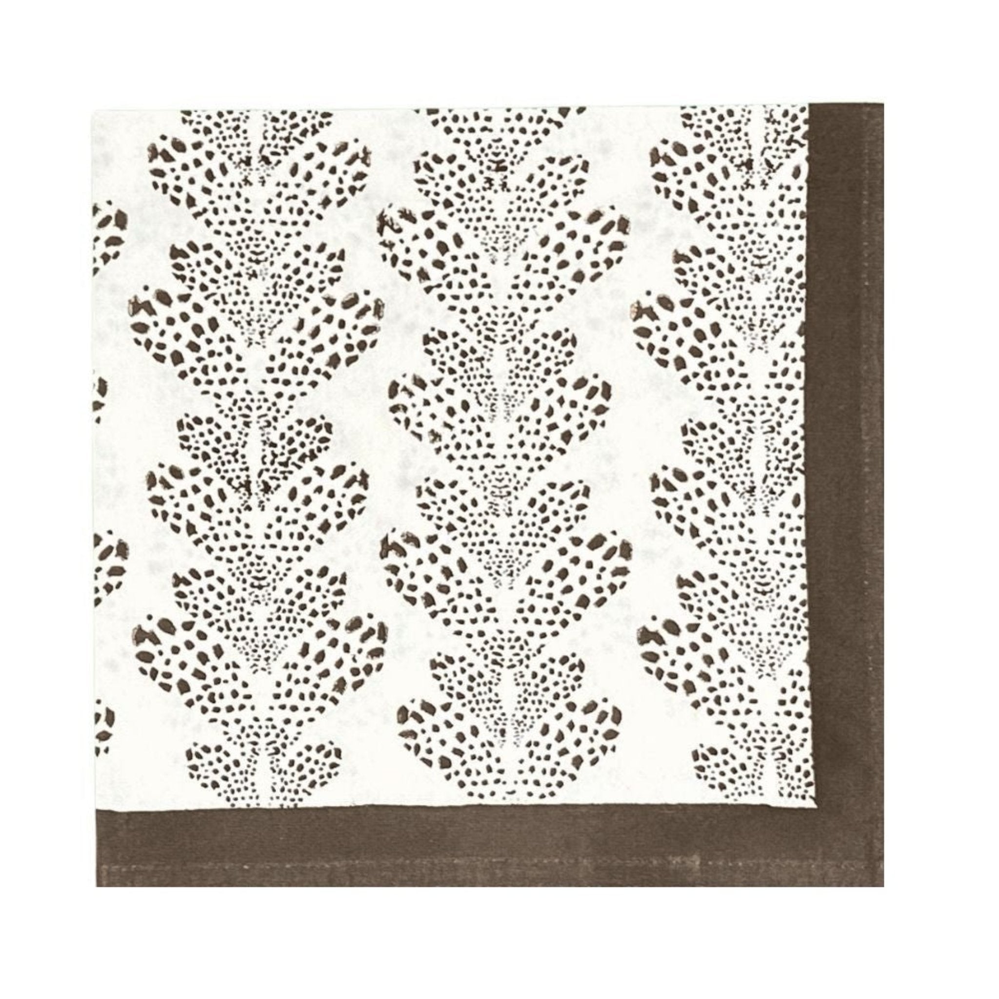Premium Cocoa Kelli Napkins - Set of 4, 100% Cotton, Soft & Absorbent for Everyday Use - Perfect for Dining, Parties, and Home Decor