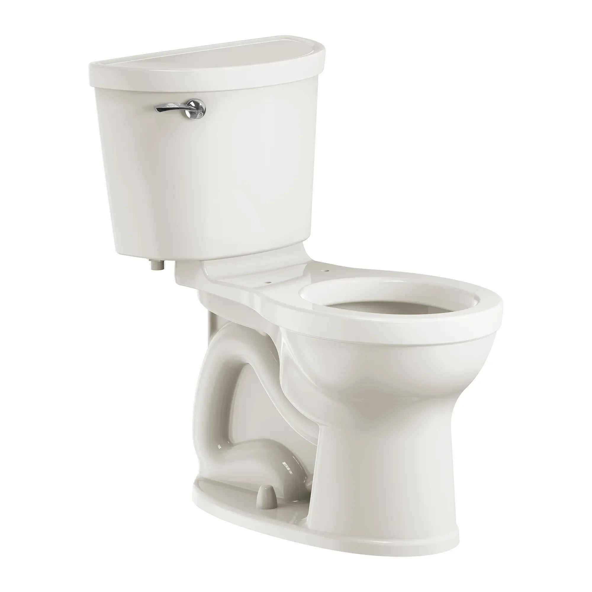 Champion PRO Two-Piece 1.28 GPF Water-Saving Round Front Toilet Bowl - Chair Height Comfort, Easy Installation for Bathroom Remodeling (Toilet Seat Not Included) - Perfect for Small Bathrooms, Apartments & Modern Homes