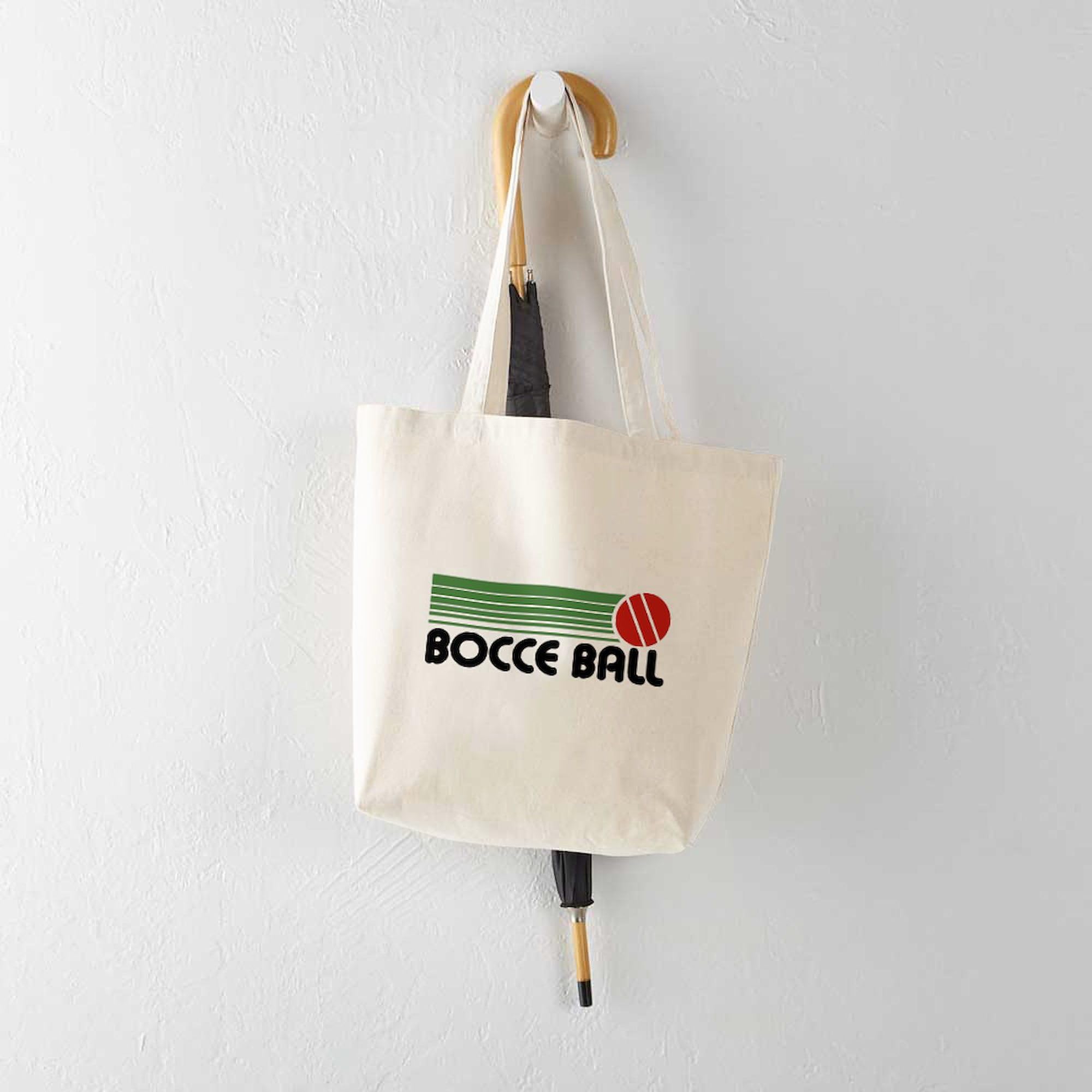 Eco-Friendly Natural Canvas Bocce Ball Tote Bag - Reusable Grocery Shopping Bag for Sports, Beach & Daily Use | CafePress