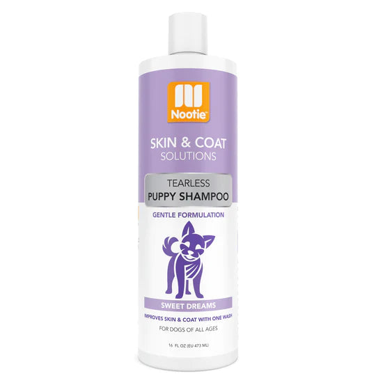 Gentle Tearless Puppy Shampoo for Sensitive Skin & Healthy Coat - Hypoallergenic Dog Bath Solution for Itch Relief & Shine Enhancement | Perfect for Daily Grooming, Bath Time & Puppy Spa Days