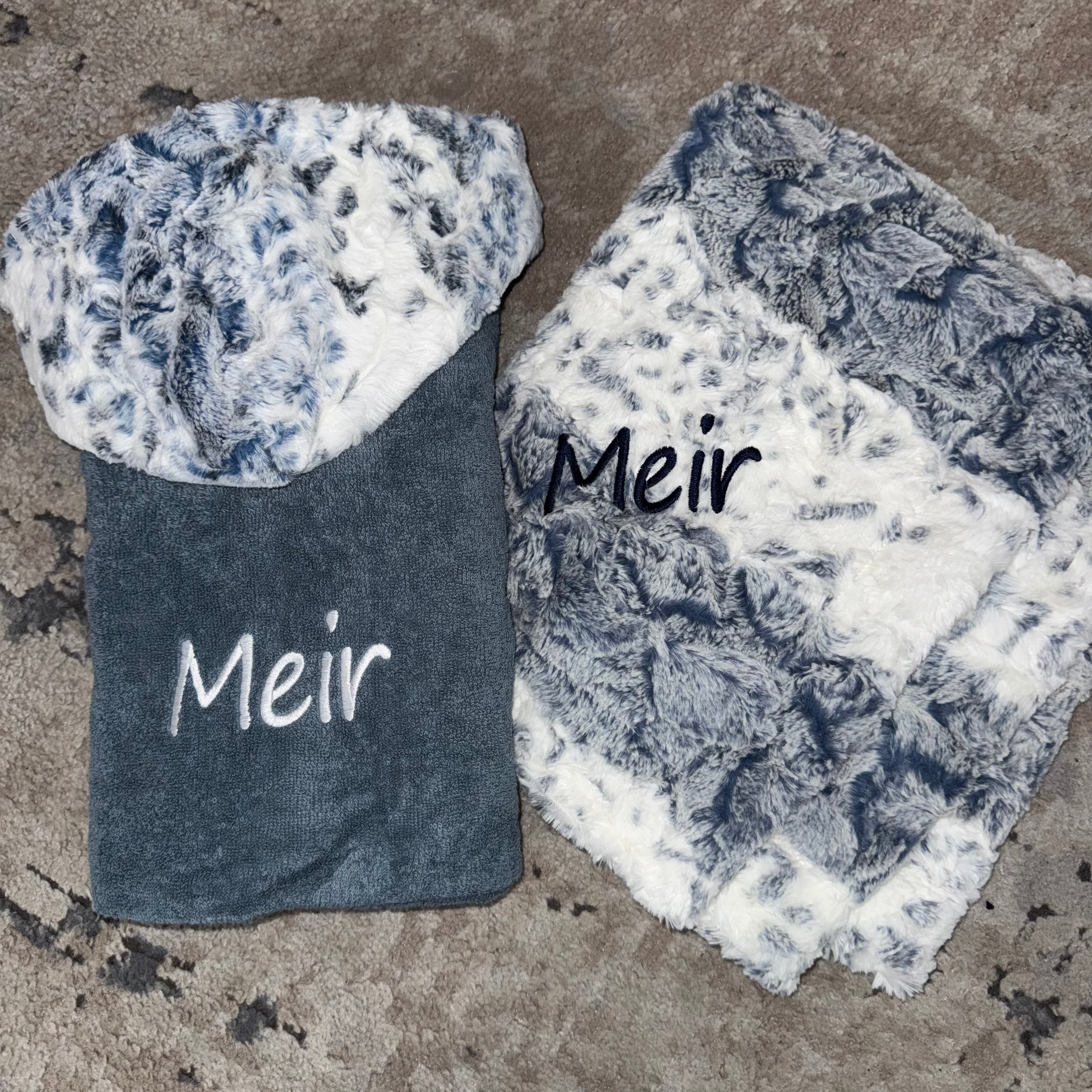 Zandino Theodore Denim Minky Blanket - Ultra Soft & Cozy Throw Blanket for Bed, Couch, and Travel - Perfect for Adults & Kids