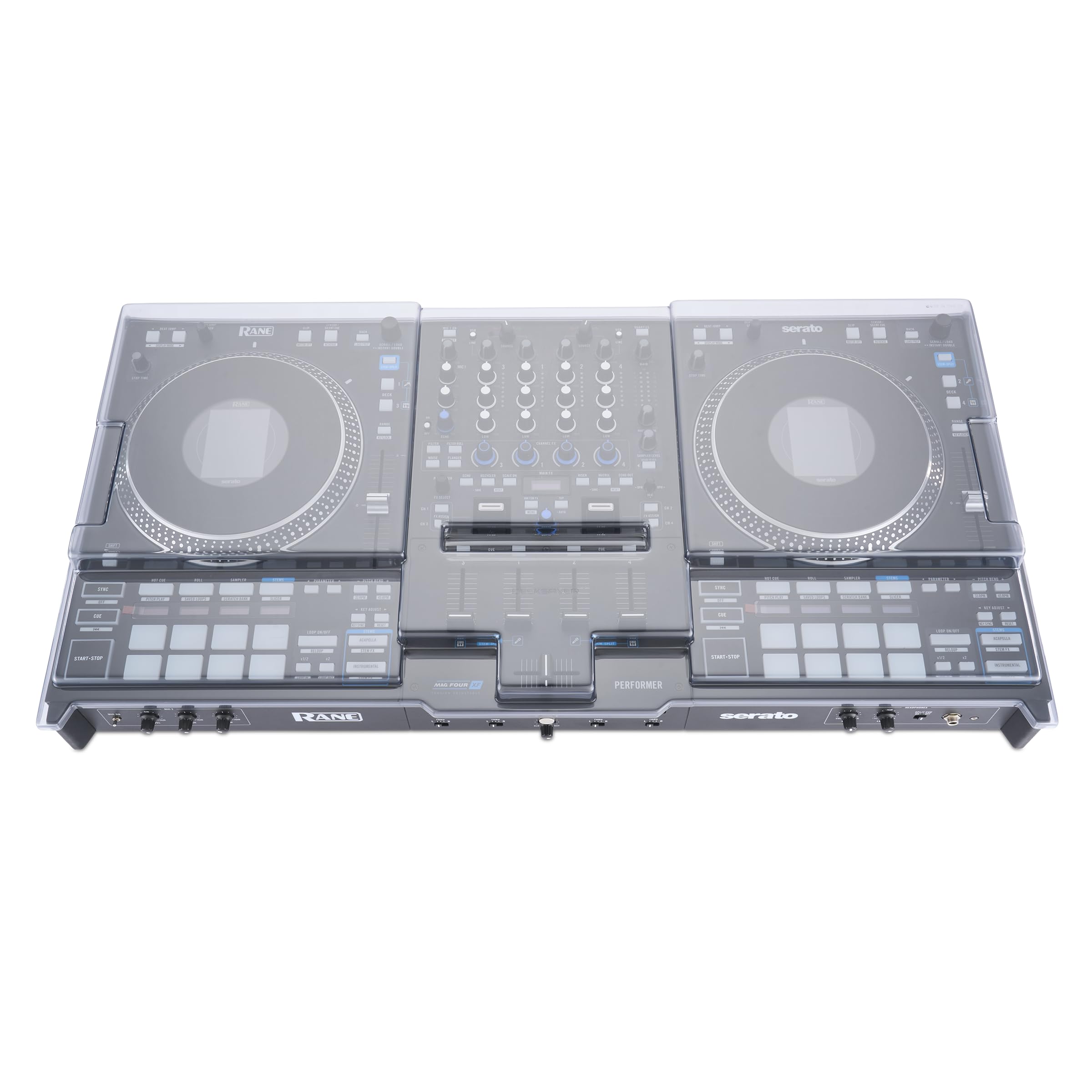 Decksaver Polycarbonate Cover for Rane Performer & Four DJ Controllers - Scratch Protection & Dustproof Shield for Professional DJ Equipment