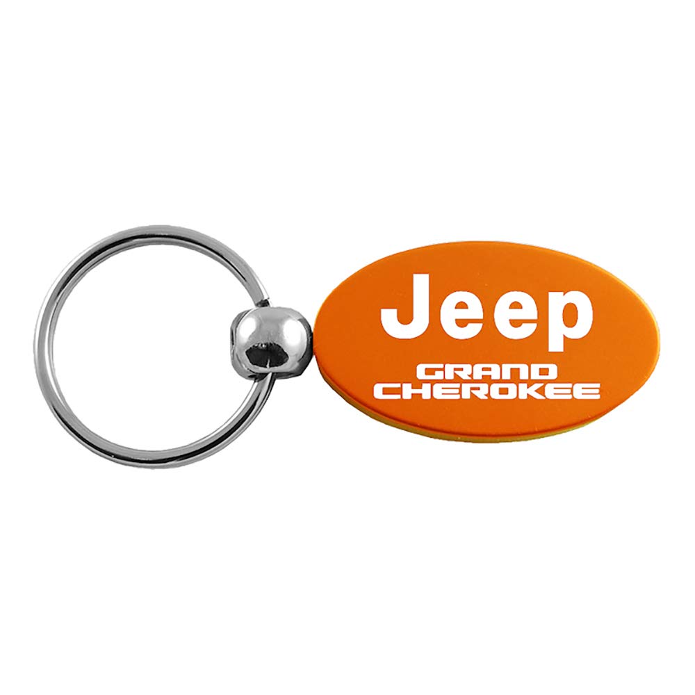 Au-TOMOTIVE GOLD Oval Key Ring for Jeep Grand Cherokee - Premium Car Keychain for Jeep Owners - Perfect for Everyday Use, Gifts & Vehicle Accessories