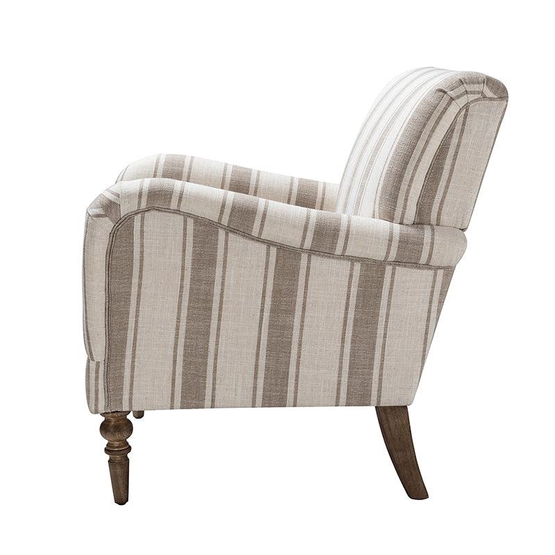 Quentin Upholstered Armchair - Modern Accent Chair for Living Room, Bedroom & Office - Comfortable Lounge Chair with Soft Fabric & Sturdy Wooden Legs