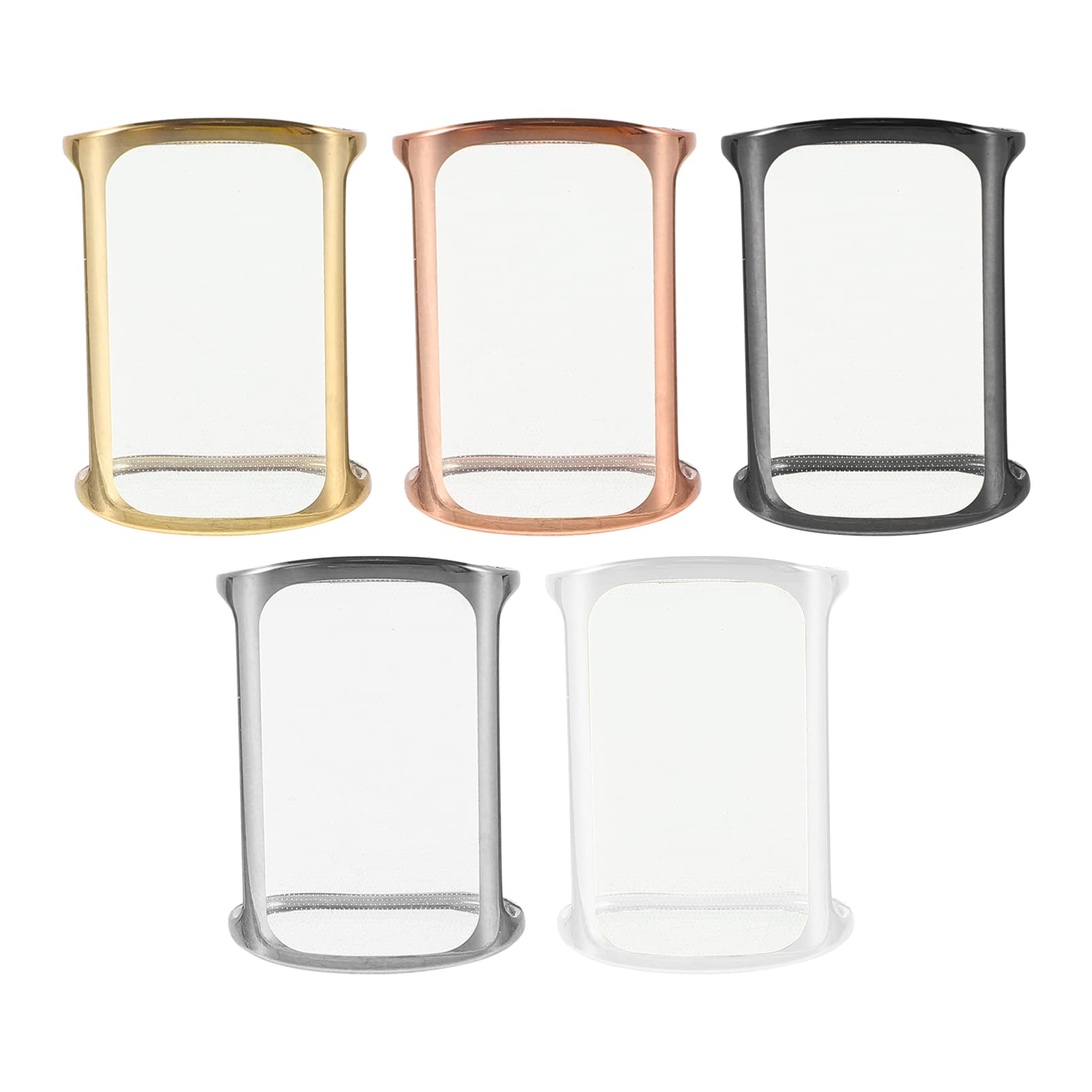Obuyke Smart Watch Screen Protector - 5 Pack Tempered Glass Watch Cover Compatible with Fitbit Charge 5 | Anti-Scratch, Bubble-Free Protection for Workouts, Running & Daily Use