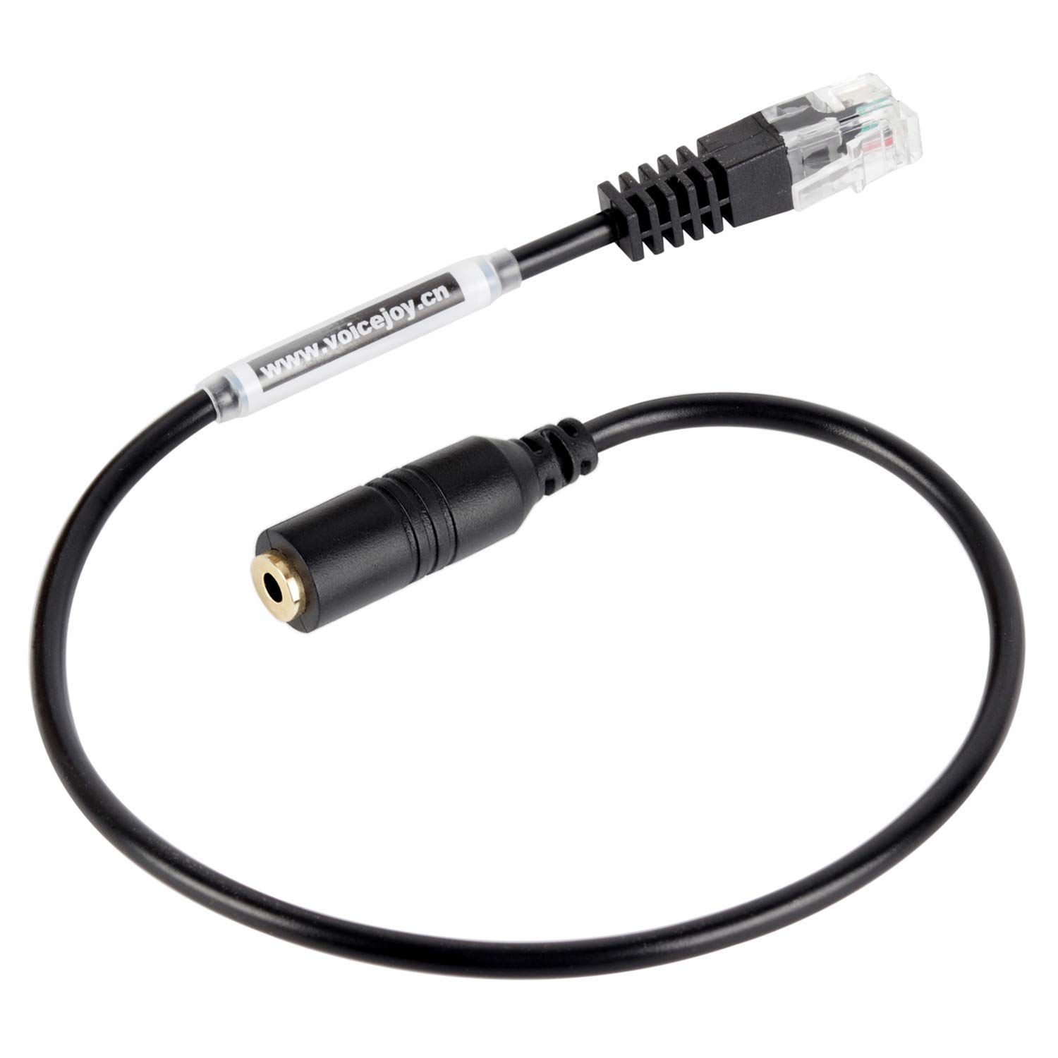VoiceJoy 2.5mm to RJ9/RJ10 Headset Adapter for Cisco IP Phones 7940 7941 7942 7971 8841 8851 - Compatible with Cisco Unified Communications - Perfect for Office Calls, Remote Work & Customer Service