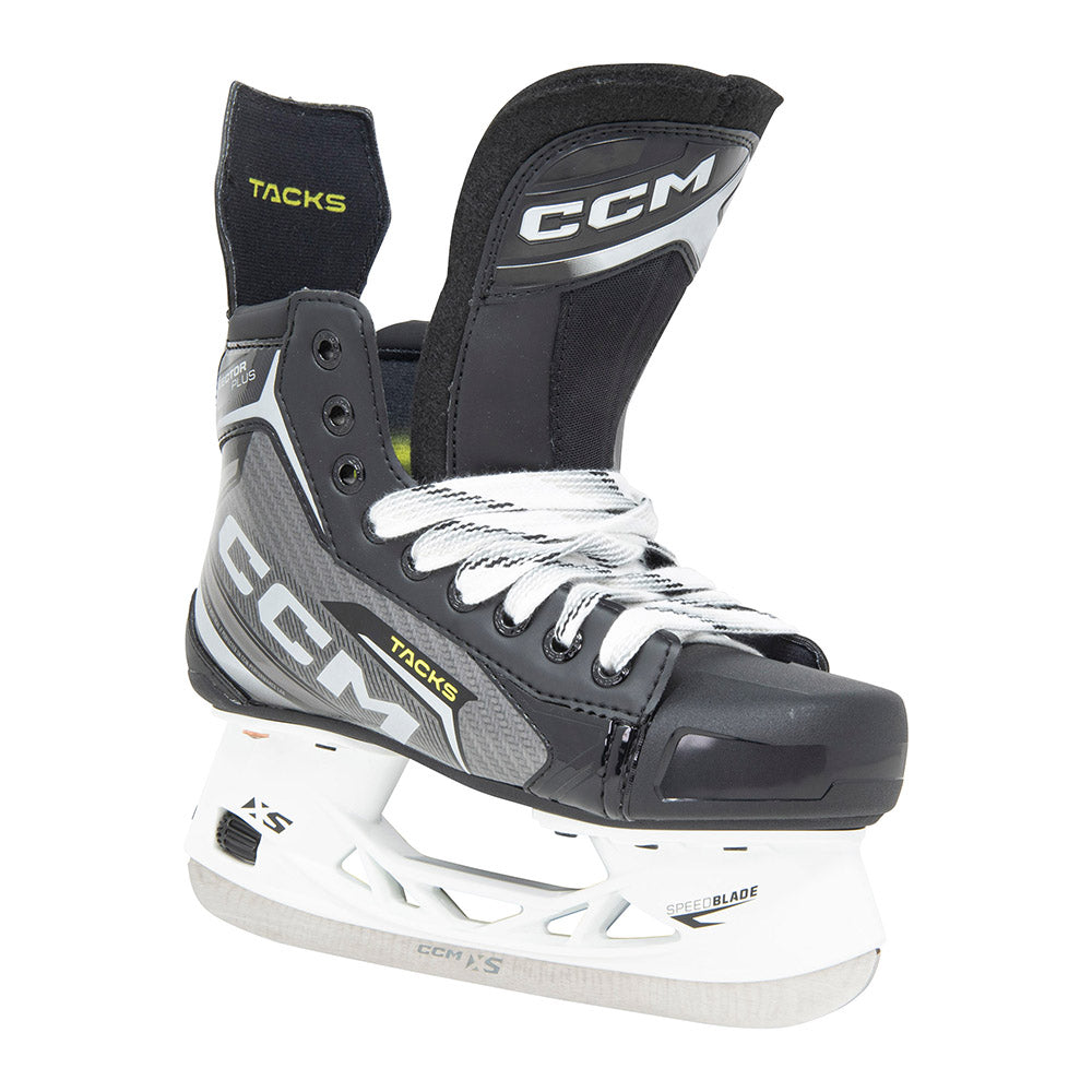 CCM Tacks Vector Plus 2024 Intermediate Ice Hockey Skates - Lightweight Performance Skates for Youth & Adult Players - Perfect for Rink Practice & Competitive Games