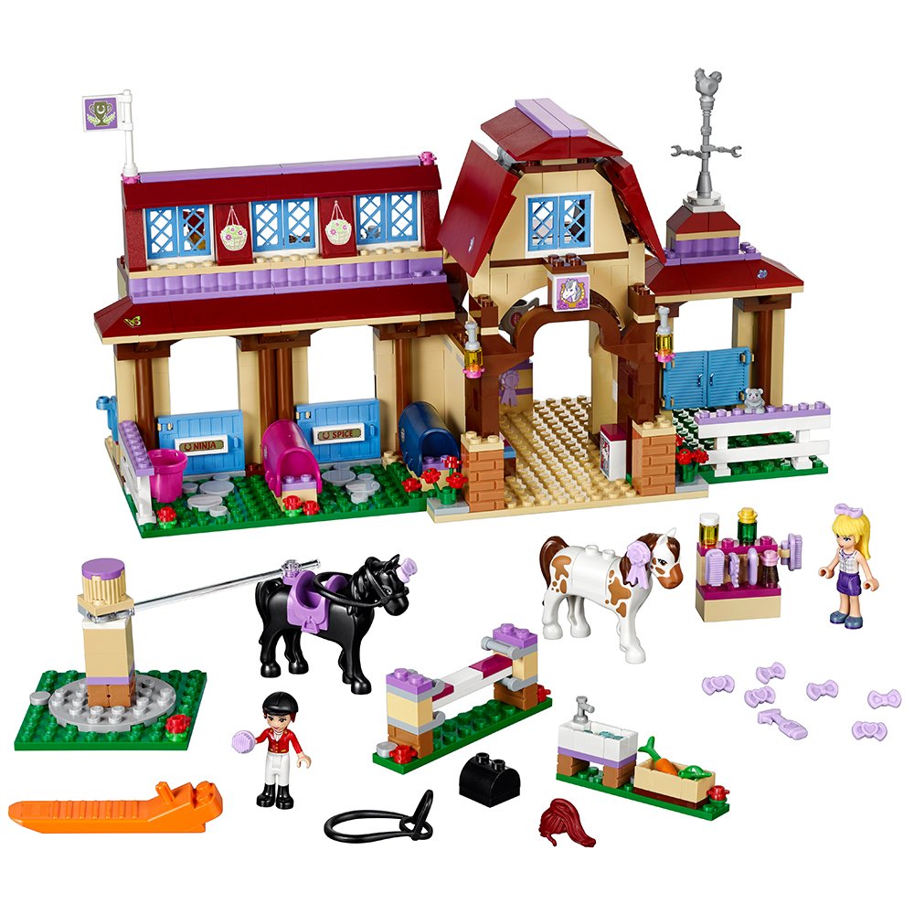LEGO Friends 41126 Heartlake Riding Club Building Kit - 575 Piece Horse Stable Playset for Kids Ages 6-12 | Perfect for Creative Play, Birthday Gifts & Collectors