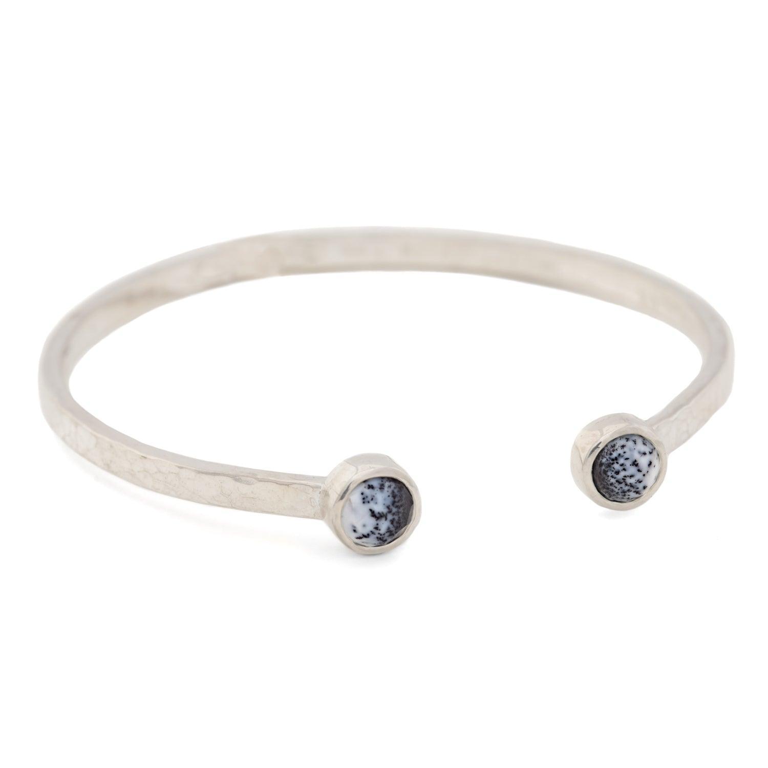 Hathor Silver Bangle Bracelet for Women - Elegant Adjustable Sterling Silver Jewelry Gift for Birthday, Anniversary & Special Occasions