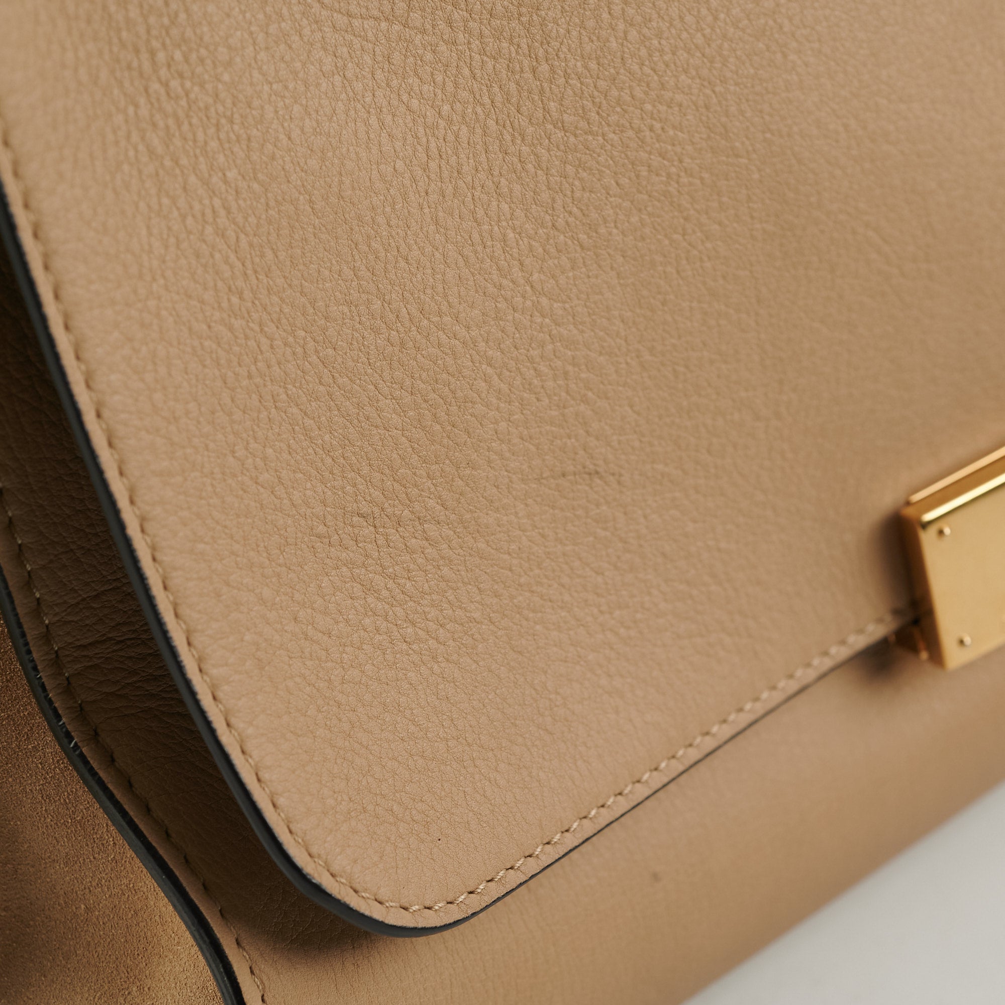 Celine Small Trapeze Bag in Beige - Luxury Leather Crossbody Handbag for Women | Perfect for Work, Travel & Everyday Use